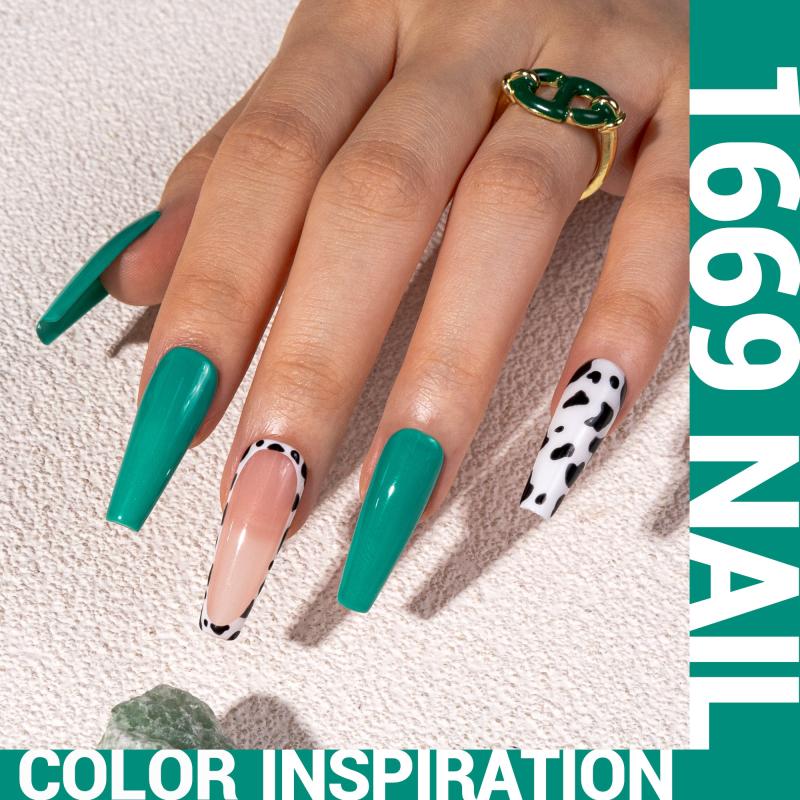 1669 Retro Sport Green - TPO-Free Thick Gel Nail Polish(15ml)