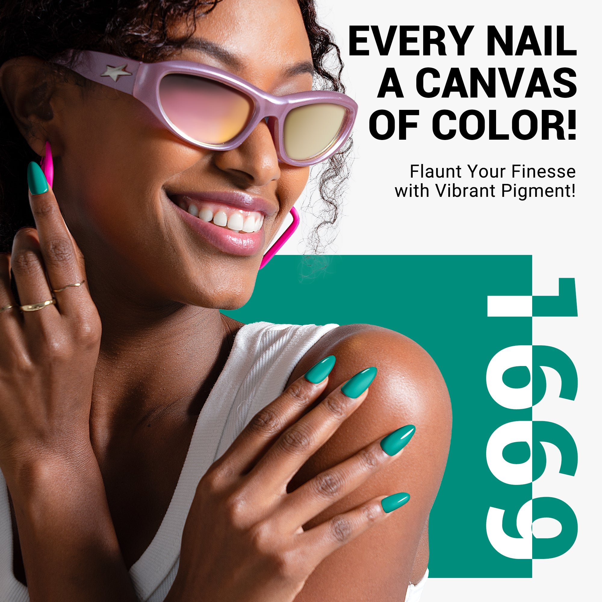 1669 Retro Sport Green - TPO-Free Thick Gel Nail Polish(15ml) - 图片4