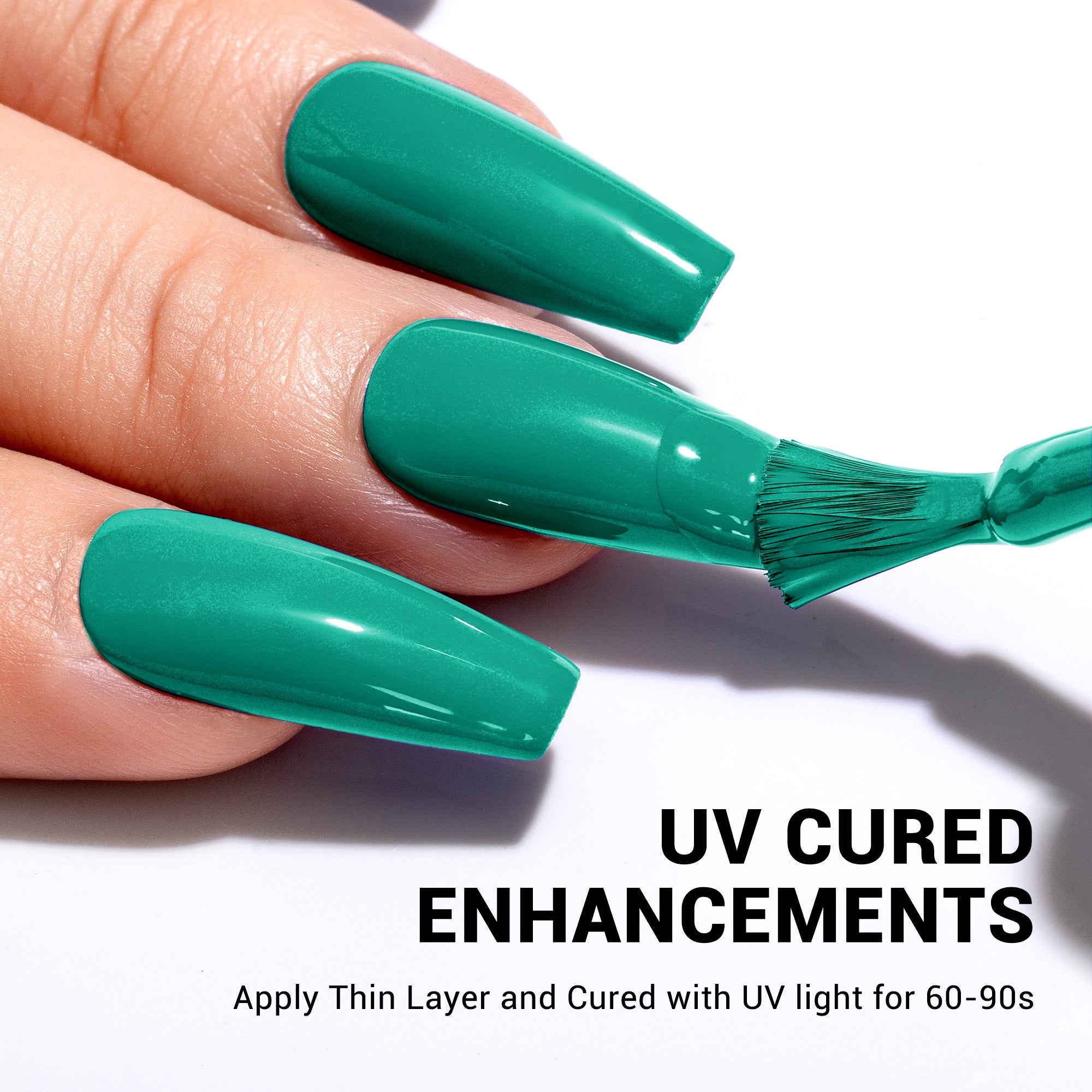 1669 Retro Sport Green - TPO-Free Thick Gel Nail Polish(15ml) - 图片5