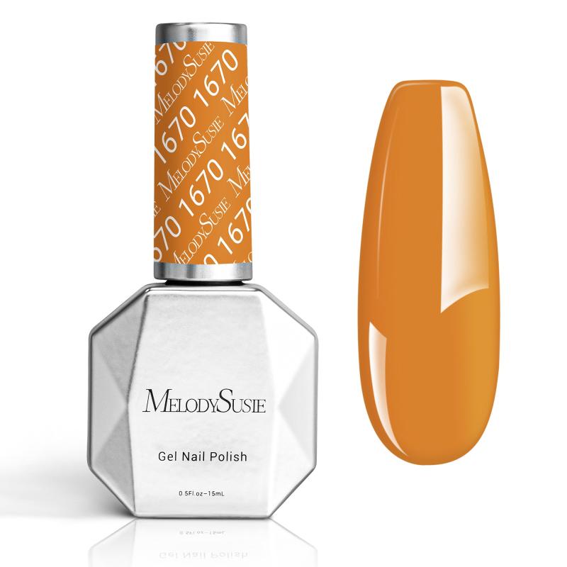 1670 Pumpkin Yarn  Orange - TPO-Free Thick Gel Nail Polish(15ml)