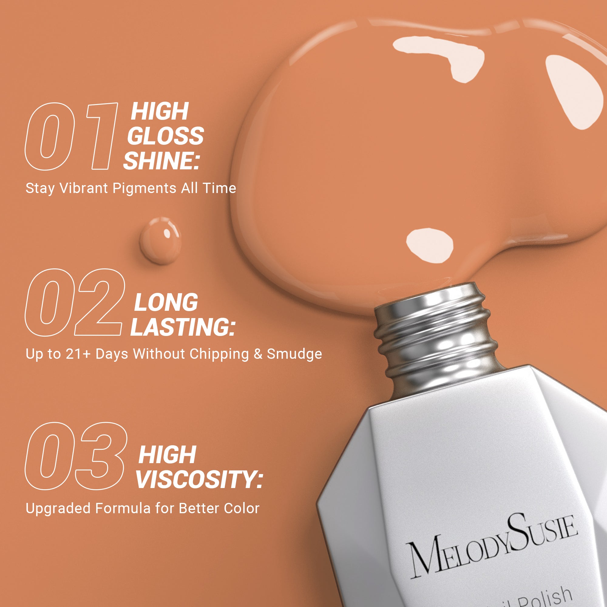 1672 Hiking Brown - TPO-Free Thick Gel Nail Polish(15ml) - 图片3