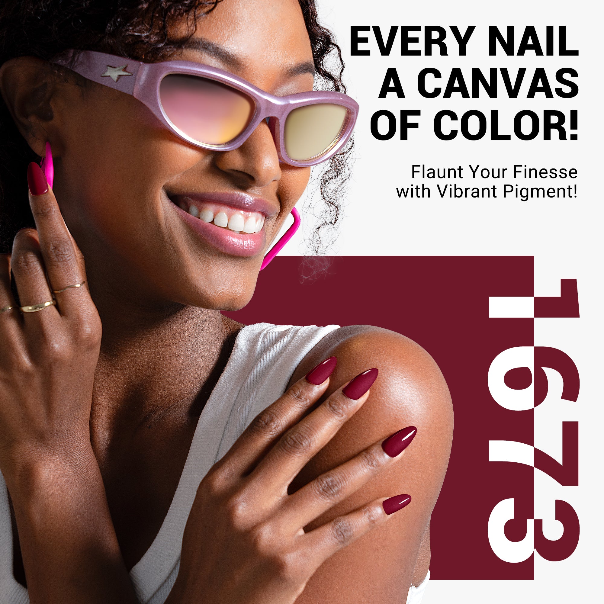 1673 Retro Sport Red - TPO-Free Thick Gel Nail Polish(15ml) - 图片4