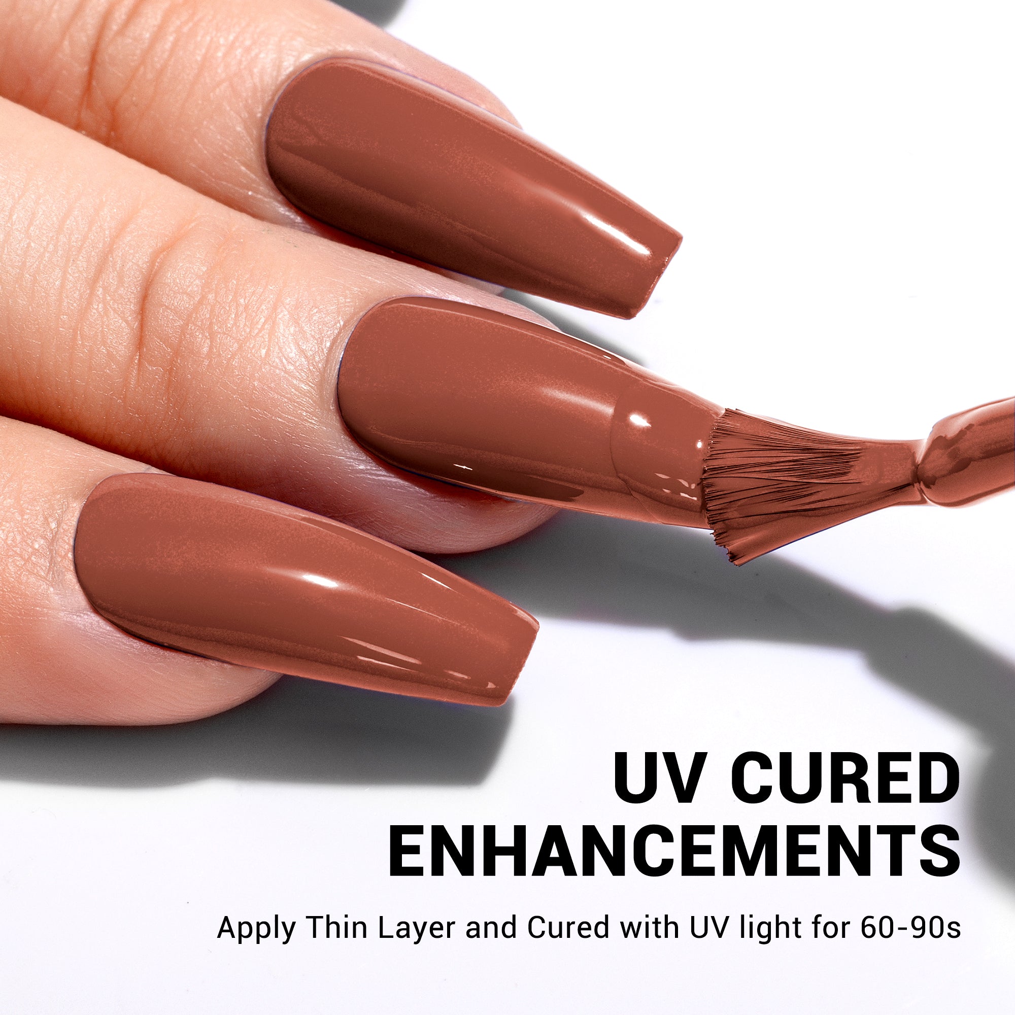 1674 Rosewood Yarn - TPO-Free Thick Gel Nail Polish(15ml) - 图片5