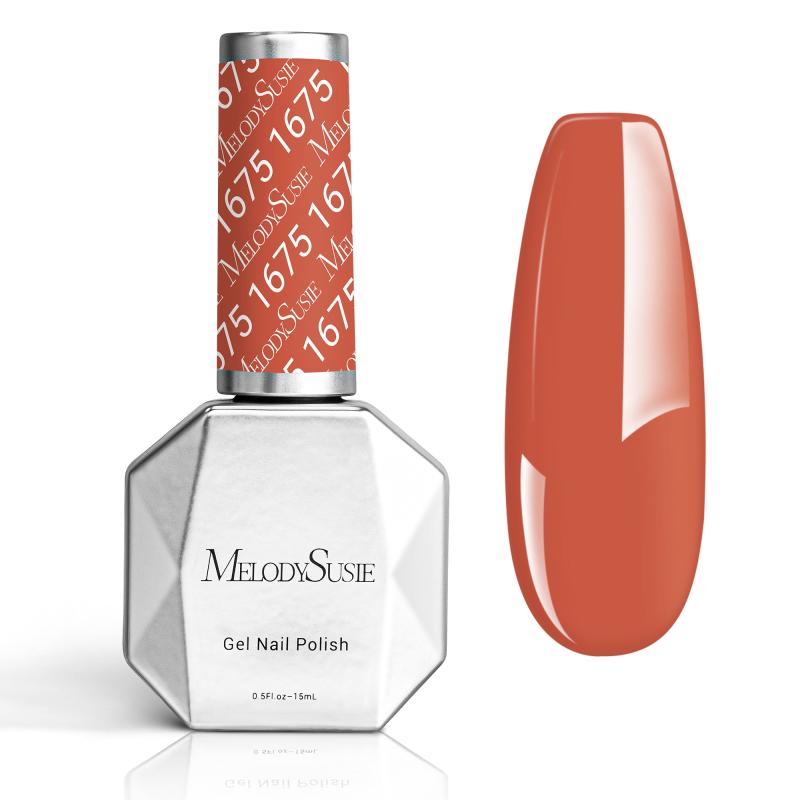 1675 Brick Red Orange - TPO-Free Thick Gel Nail Polish(15ml)