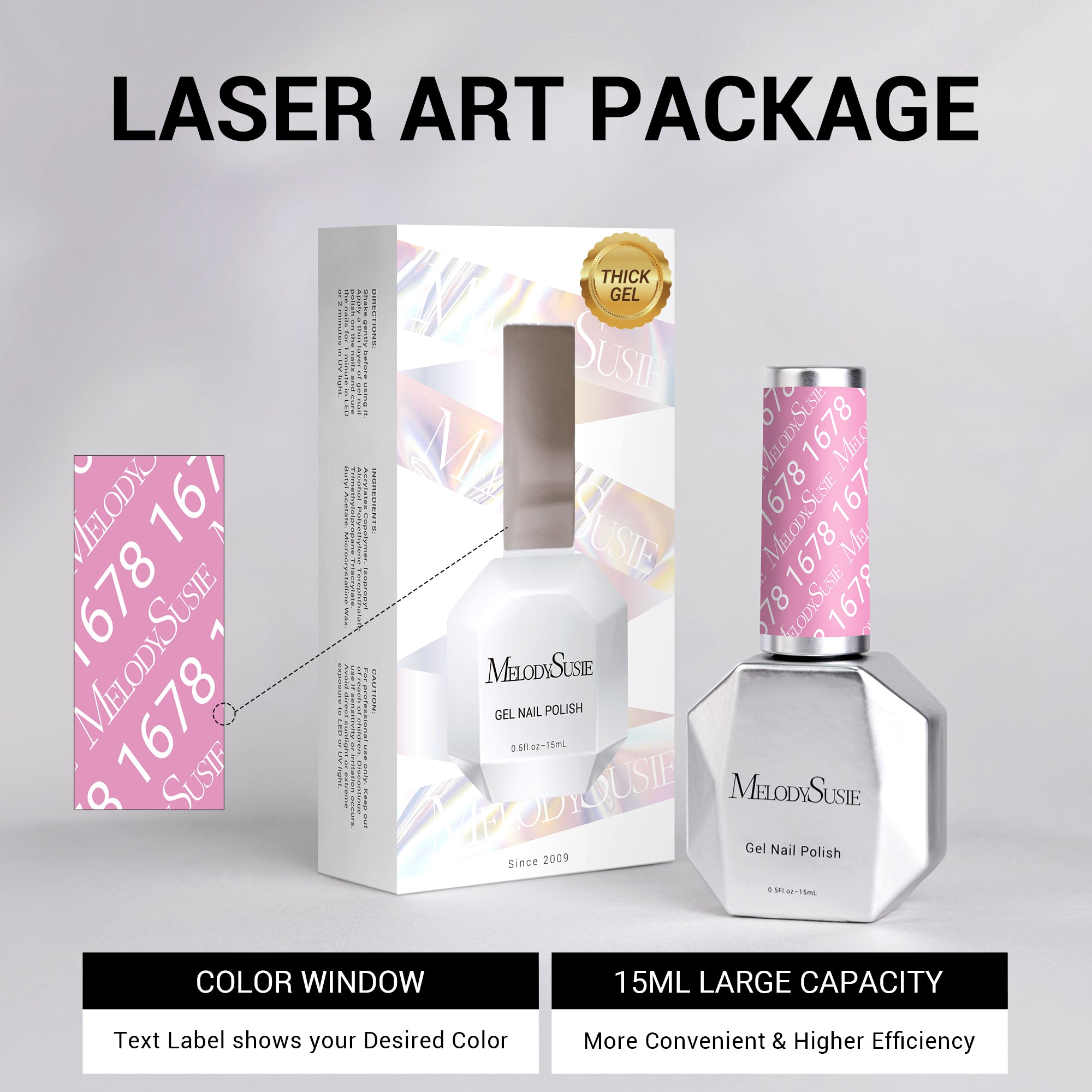 1678 Lilac knitted Purple - TPO-Free Thick Gel Nail Polish(15ml) - 图片6