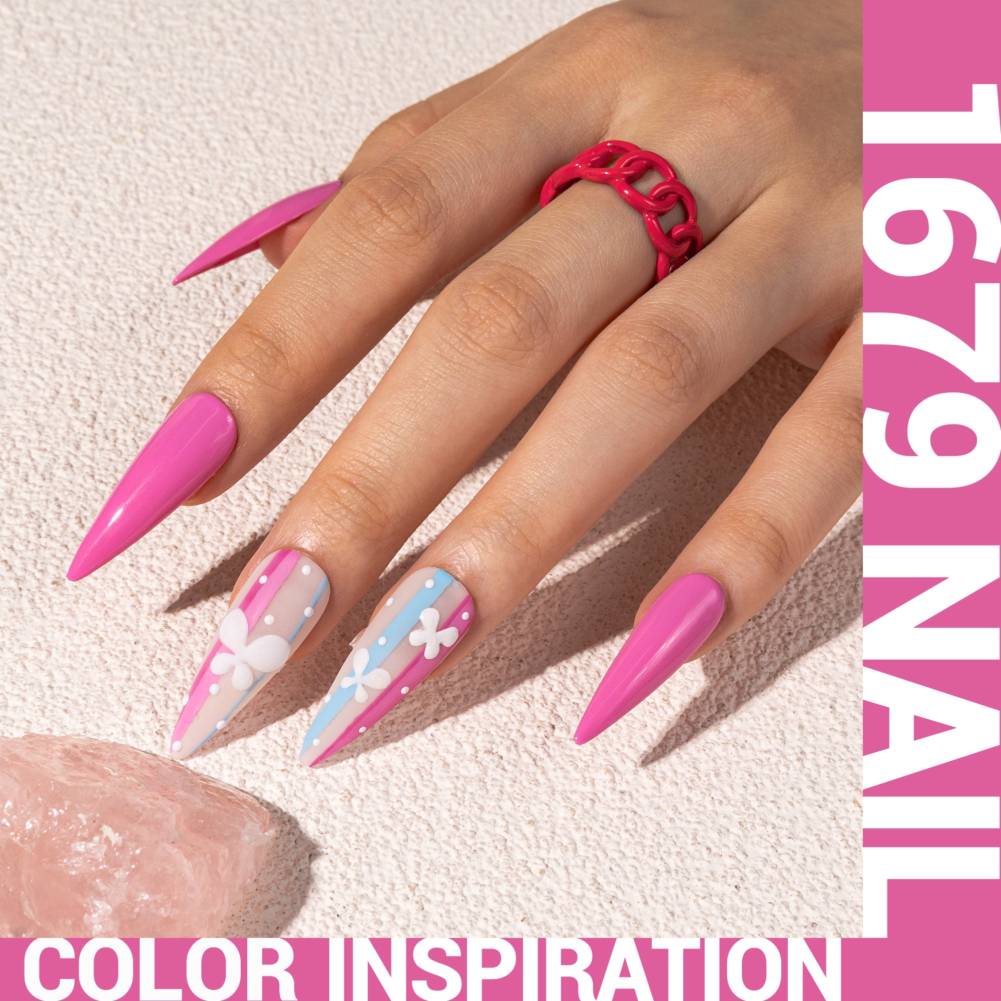 1679 Rosehip Knitted Pink  - TPO-Free Thick Gel Nail Polish(15ml) - 图片2