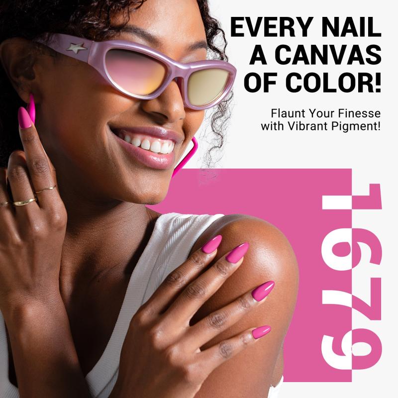 1679 Rosehip Knitted Pink  - TPO-Free Thick Gel Nail Polish(15ml)