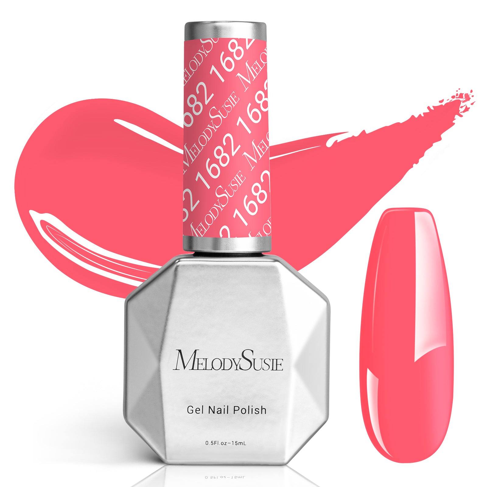 1682 Pink - TPO-Free  Faster UV Curing Gel Nail Polish 0.5 fl oz/15ml