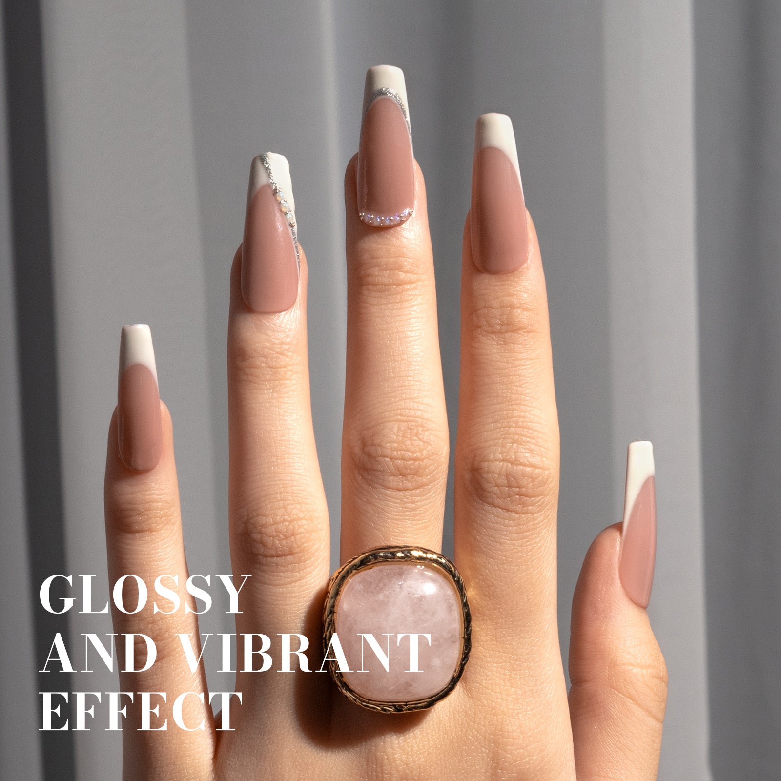 1683 White - TPO-Free Faster UV Curing Gel Nail Polish 0.5 fl oz/15ml - 图片5