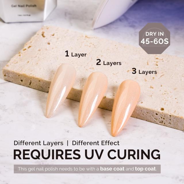 1757 Beige Dream - TPO-Free Faster UV Curing Gel Nail Polish 0.5 fl oz/15ml