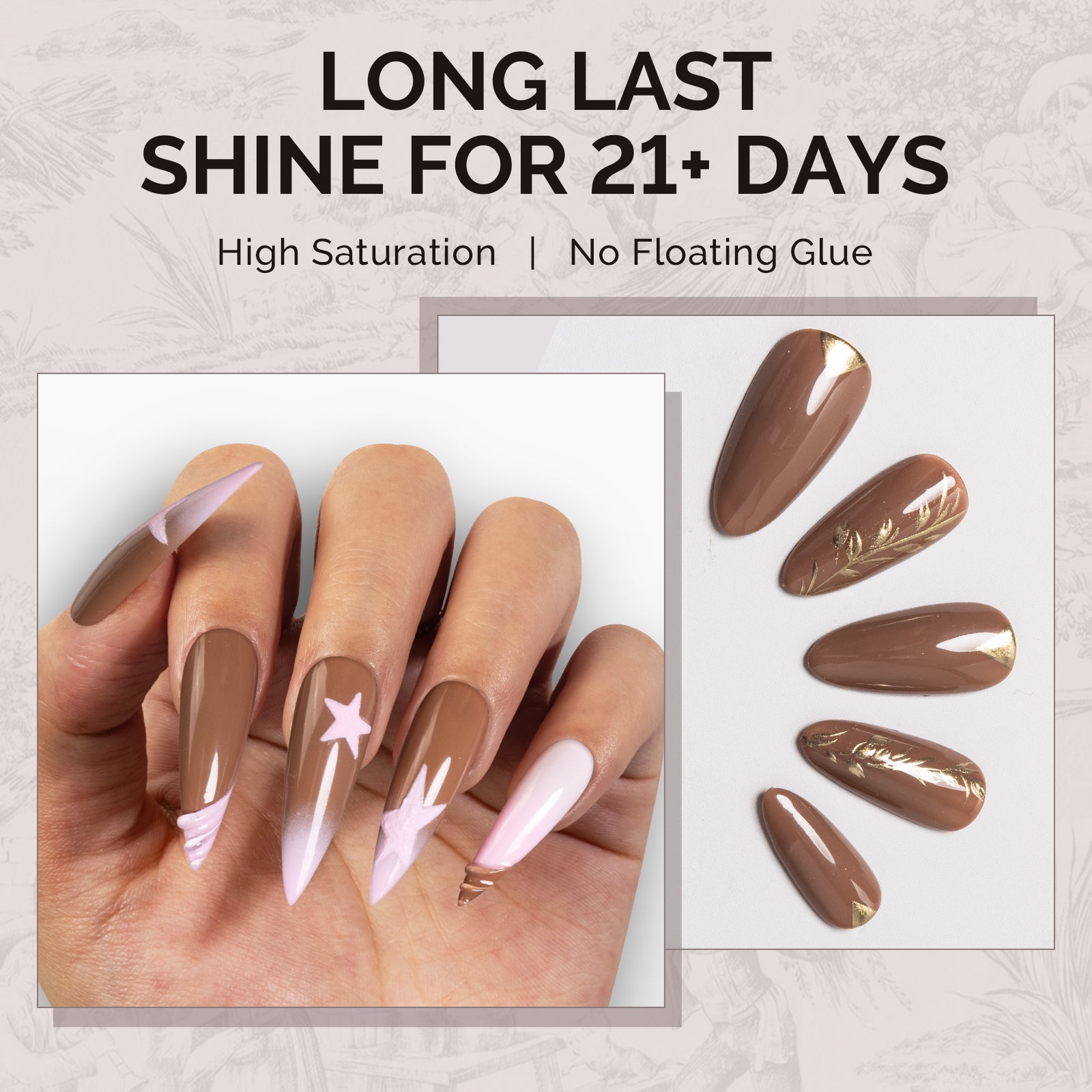 1759 Retro Brown - TPO-Free Faster UV Curing Gel Nail Polish 0.5 fl oz/15ml - 图片4