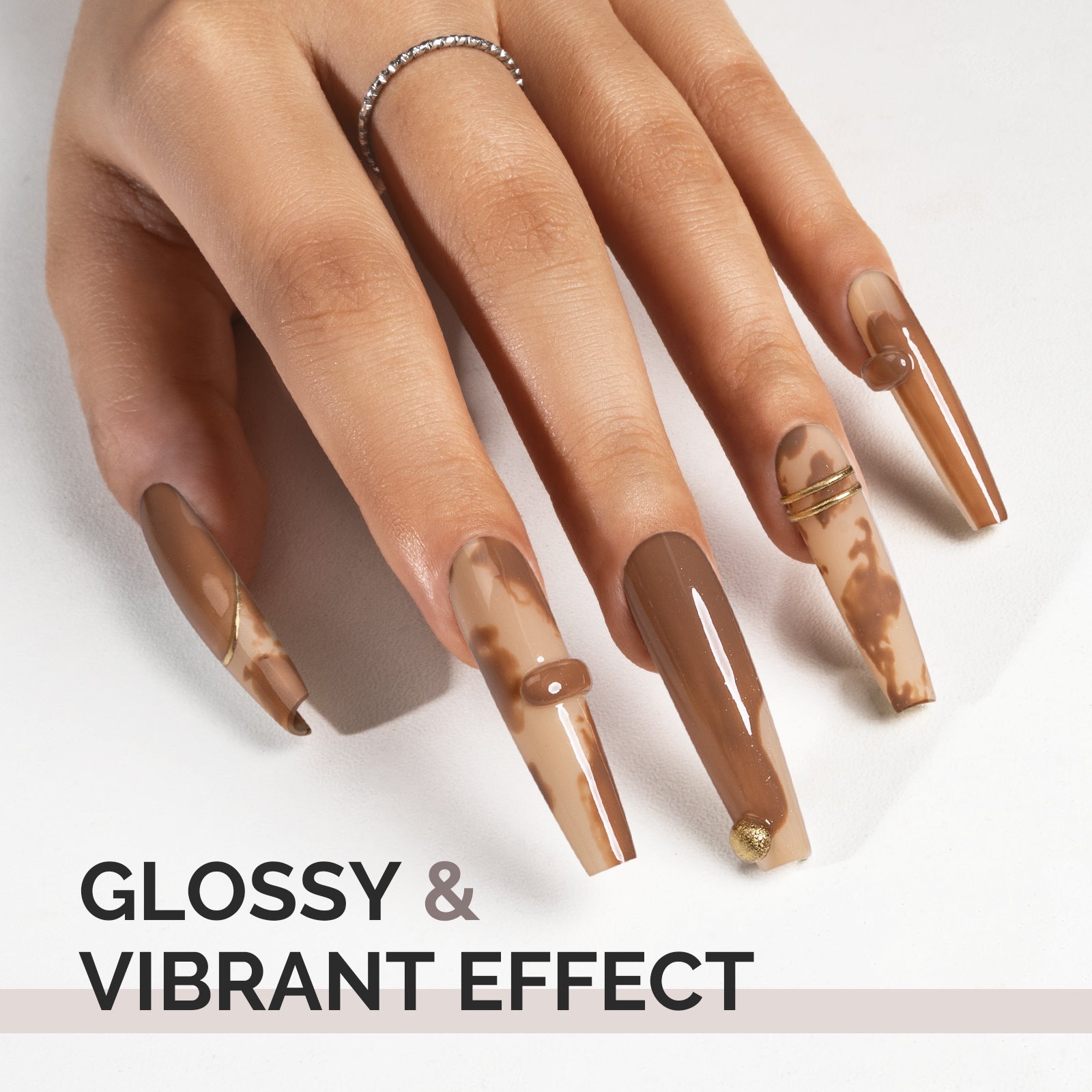 1759 Retro Brown - TPO-Free Faster UV Curing Gel Nail Polish 0.5 fl oz/15ml - 图片5