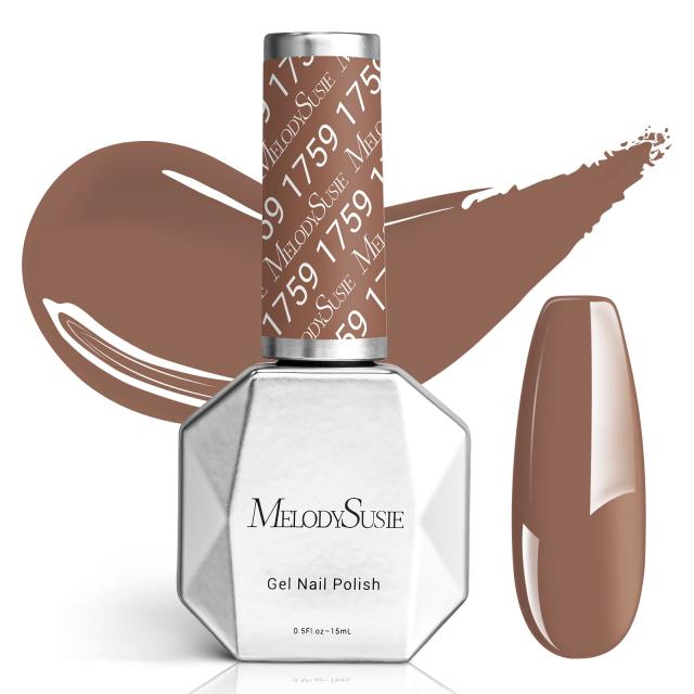 1759 Retro Brown - TPO-Free Faster UV Curing Gel Nail Polish 0.5 fl oz/15ml