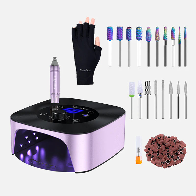 XC320C 2 in 1 Nail Lamp with Nail Drill Kit - 图片2