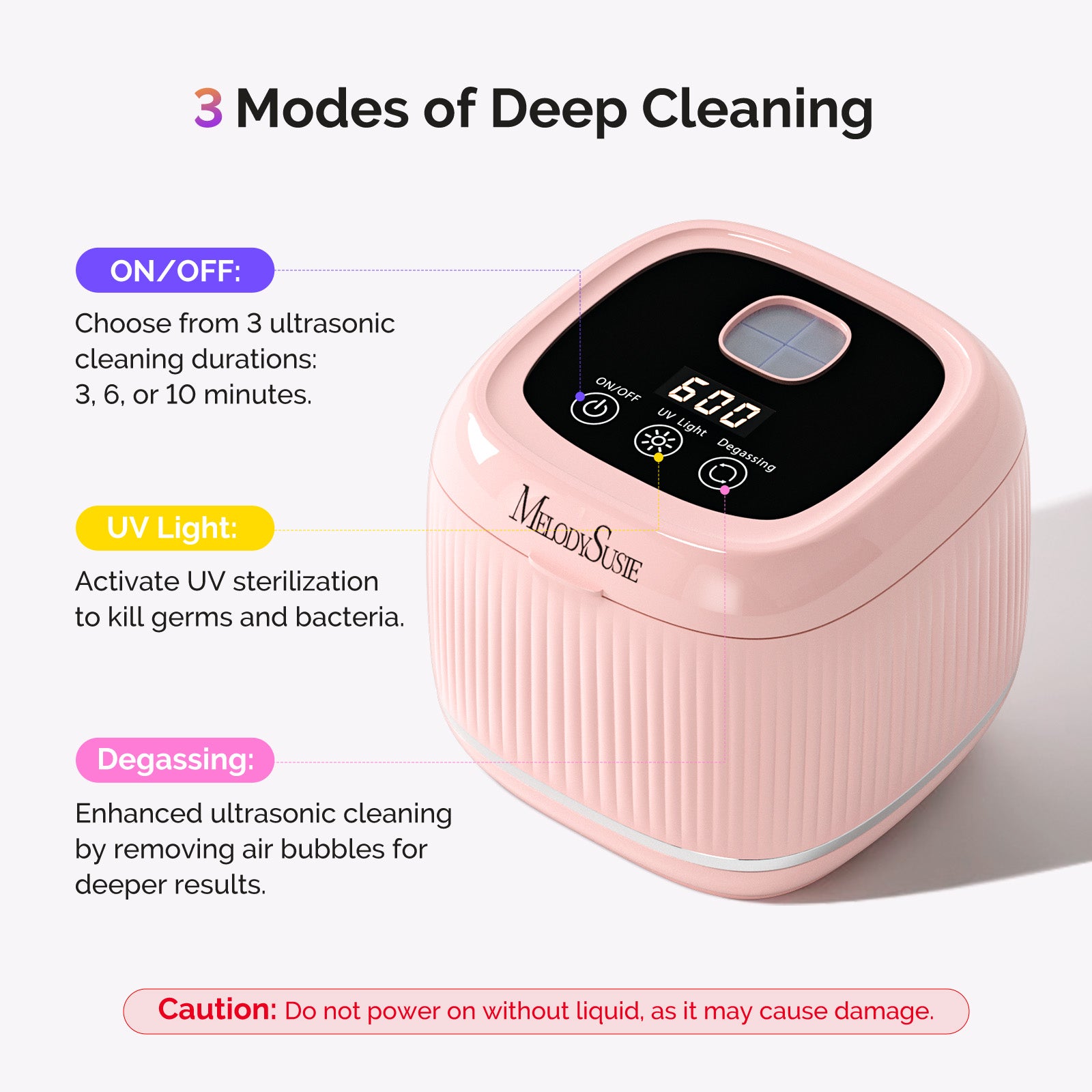 2 in 1 Ultrasonic Cleaner Machine for Manicure - Image2