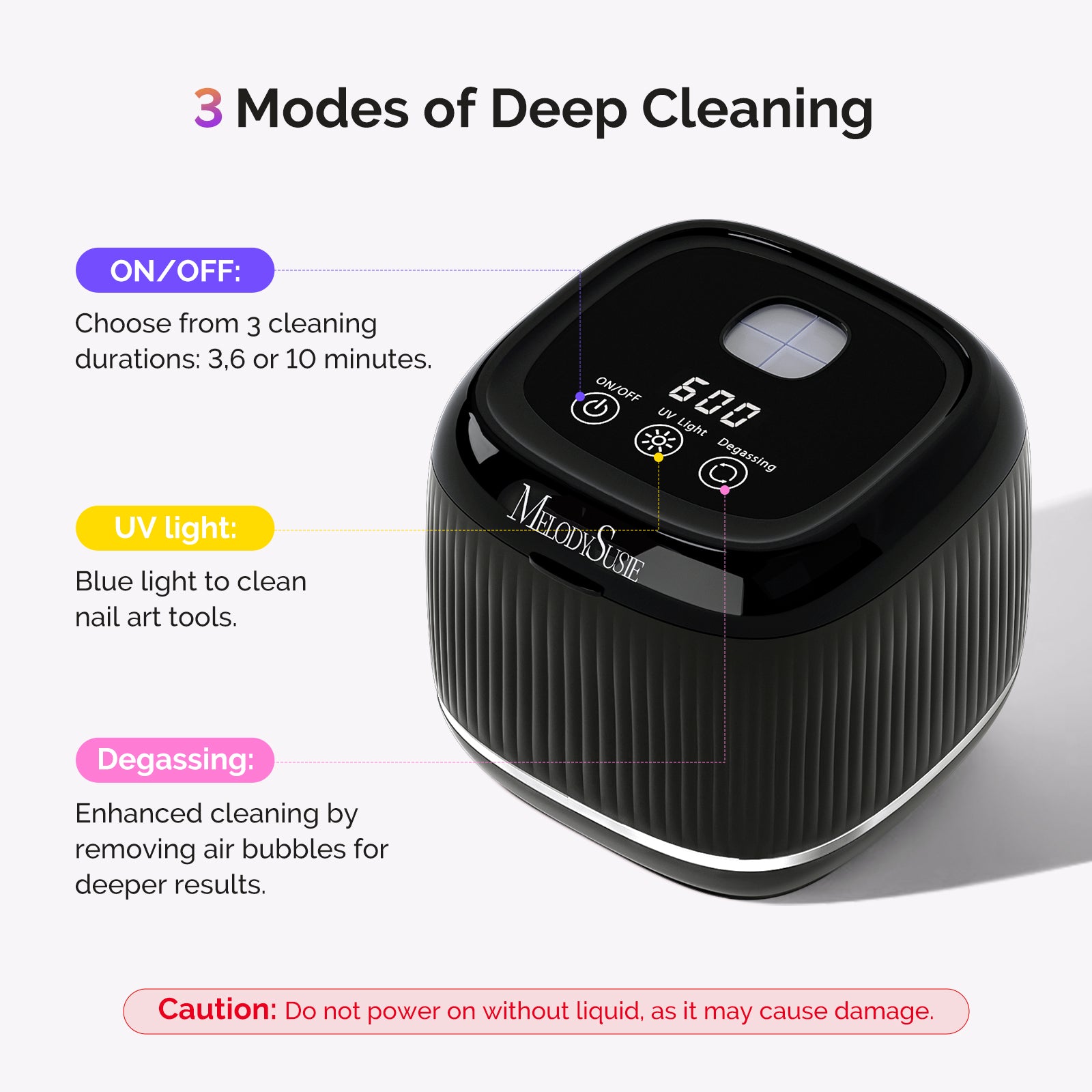2 in 1 Ultrasonic Cleaner Machine for Manicure - Image9