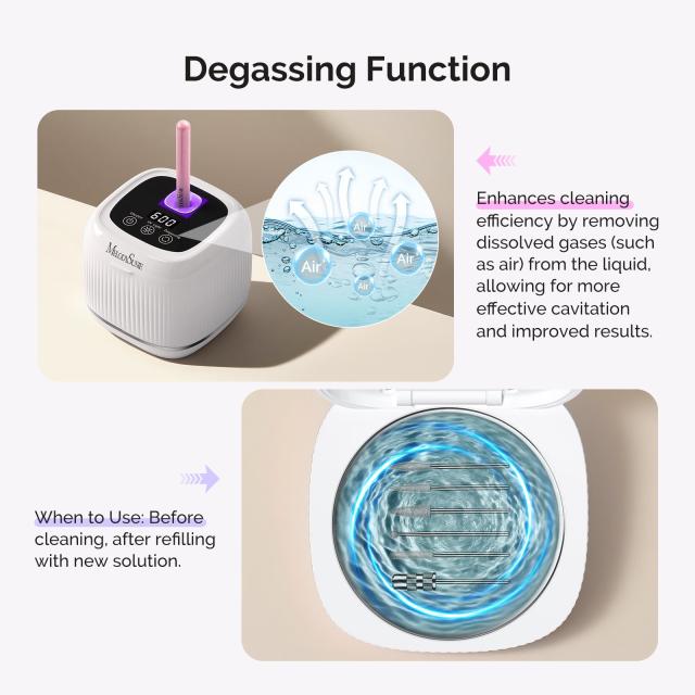 2 in 1 Ultrasonic Cleaner Machine for Manicure