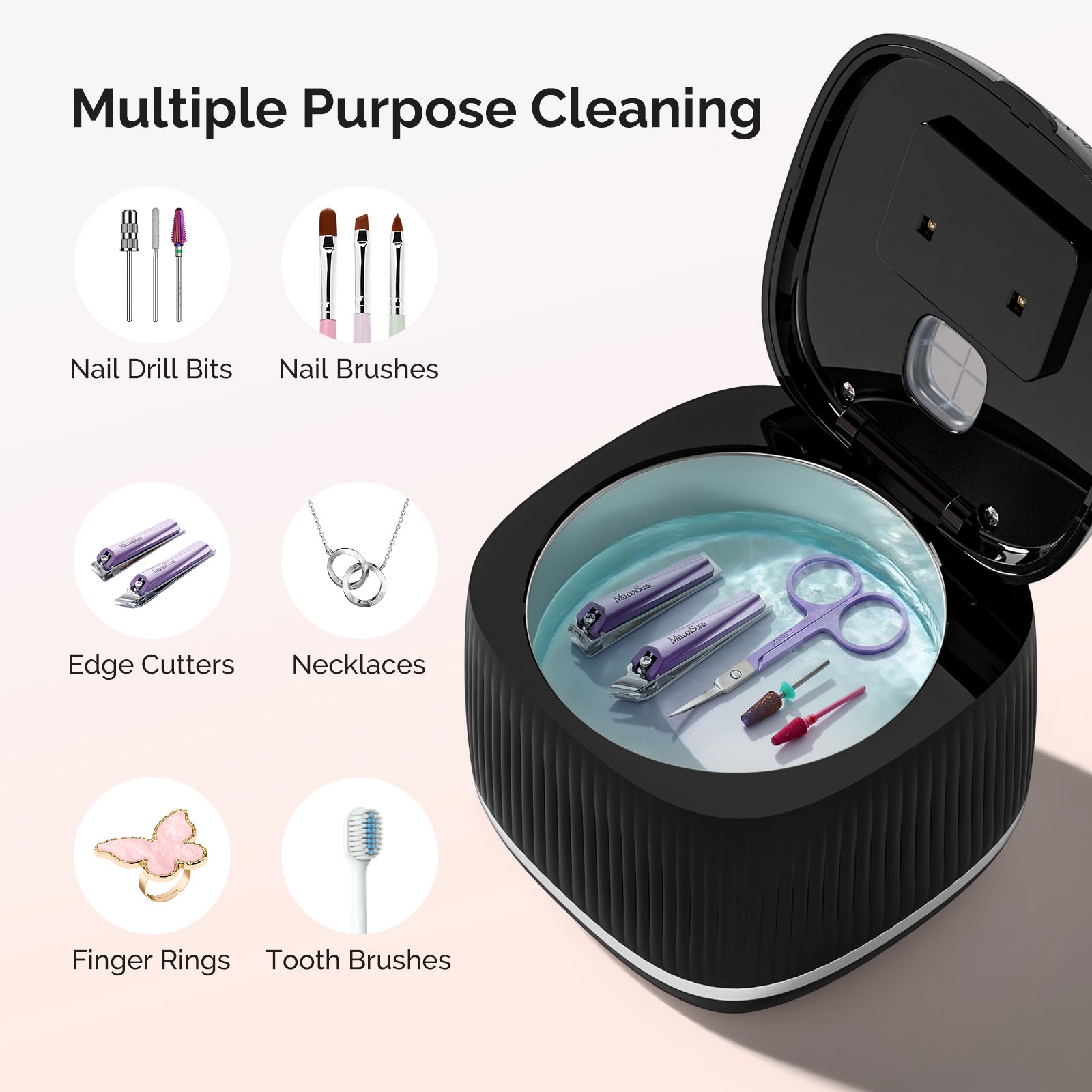 2 in 1 Ultrasonic Cleaner Machine for Manicure - Image13
