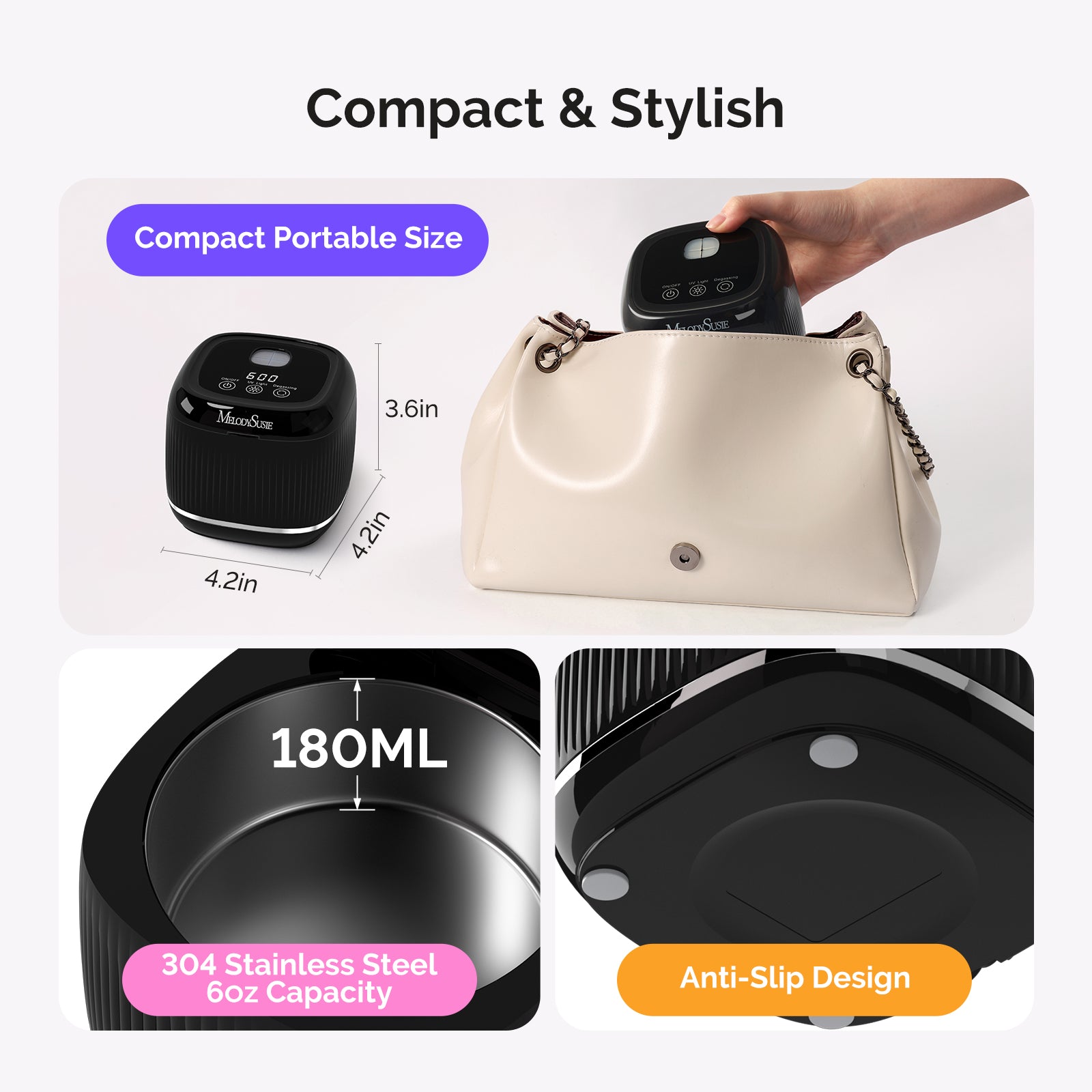 2 in 1 Ultrasonic Cleaner Machine for Manicure - Image14