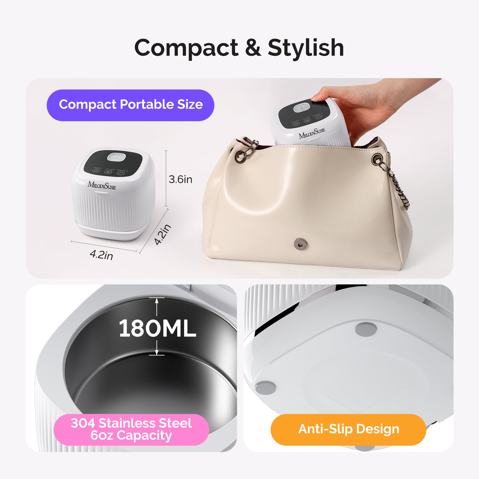 2 in 1 Ultrasonic Cleaner Machine for Manicure - Image22