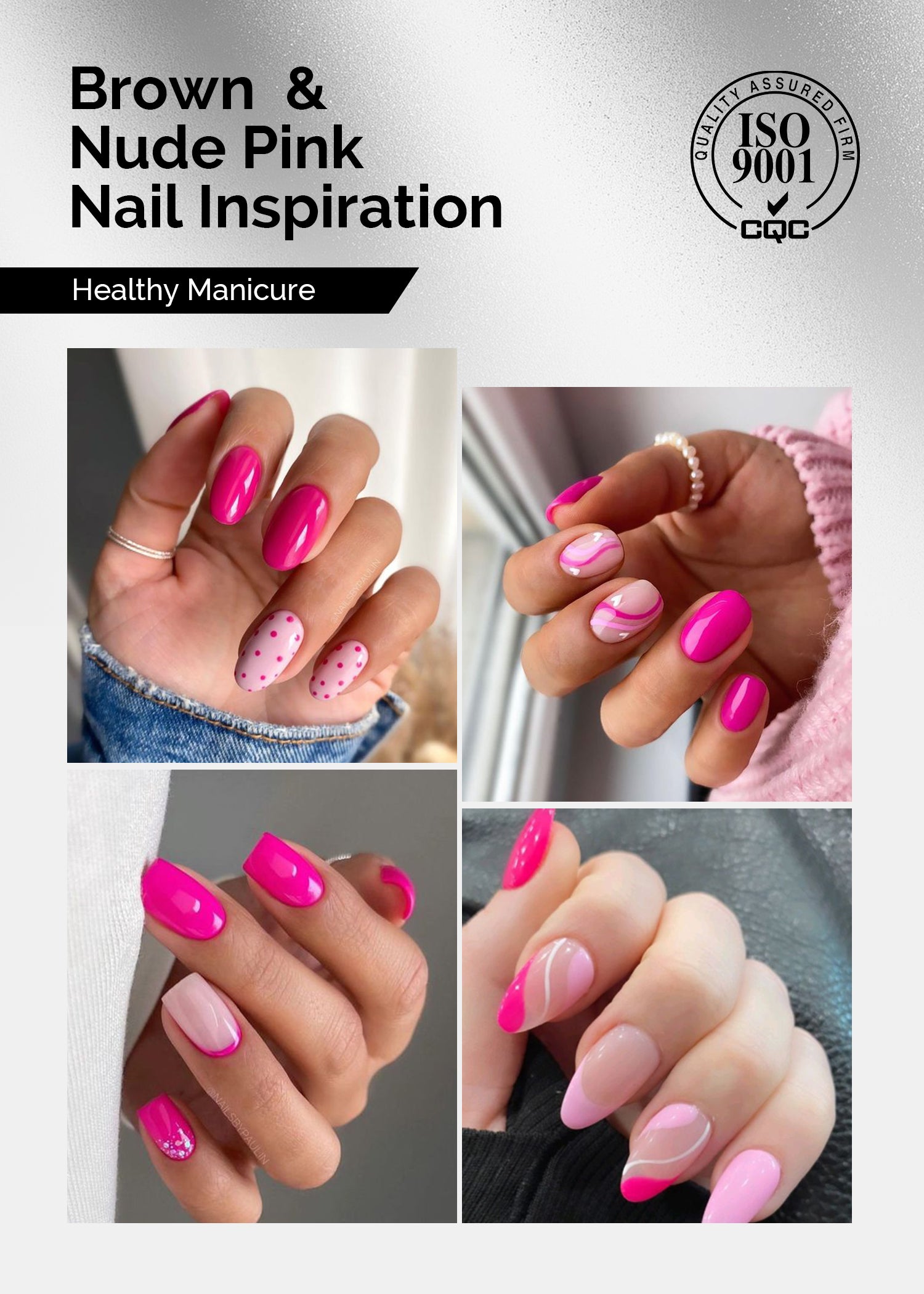 2 Pack 15ml TPO-Free Thick Gel Nail Polish (027 Neon Pink and 012 Pretty Pink) - 图片2