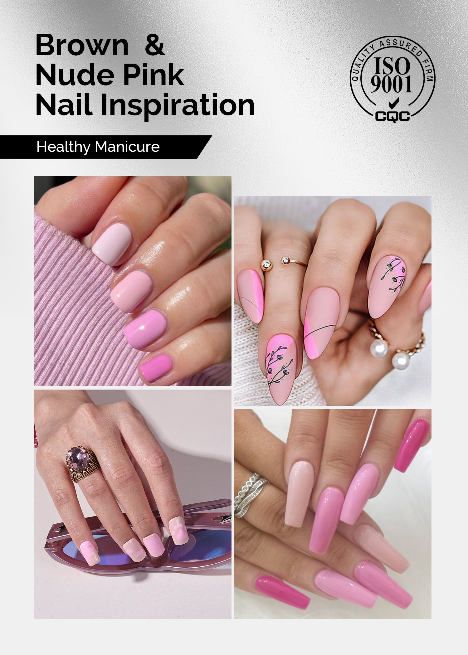 2 Pack 15ml TPO-Free Thick Gel Nail Polish (093 Cinnamon Cloud and 012 Pretty Pink) - 图片2