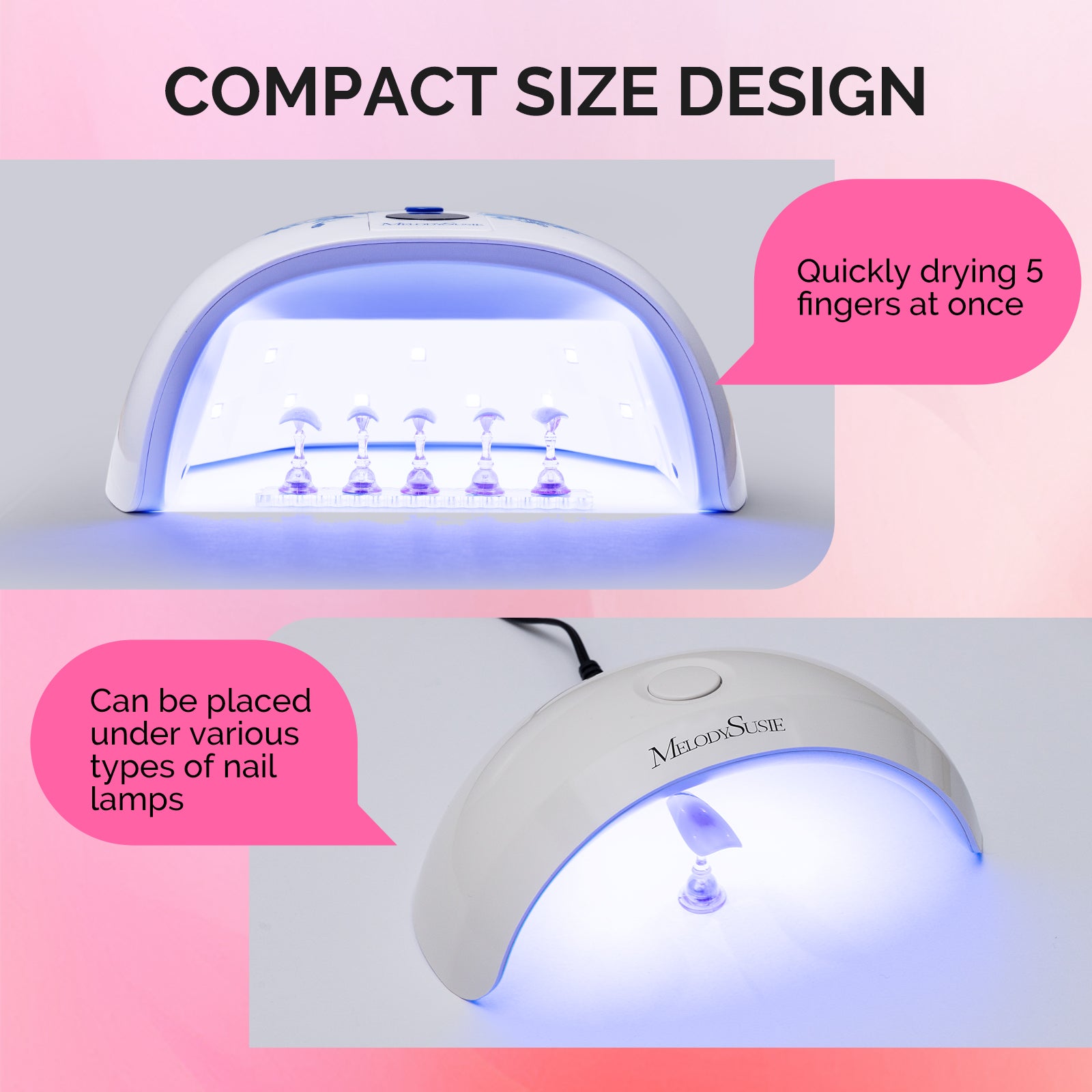 2 Sets Acrylic Magnetic Nail Stand - 图片4