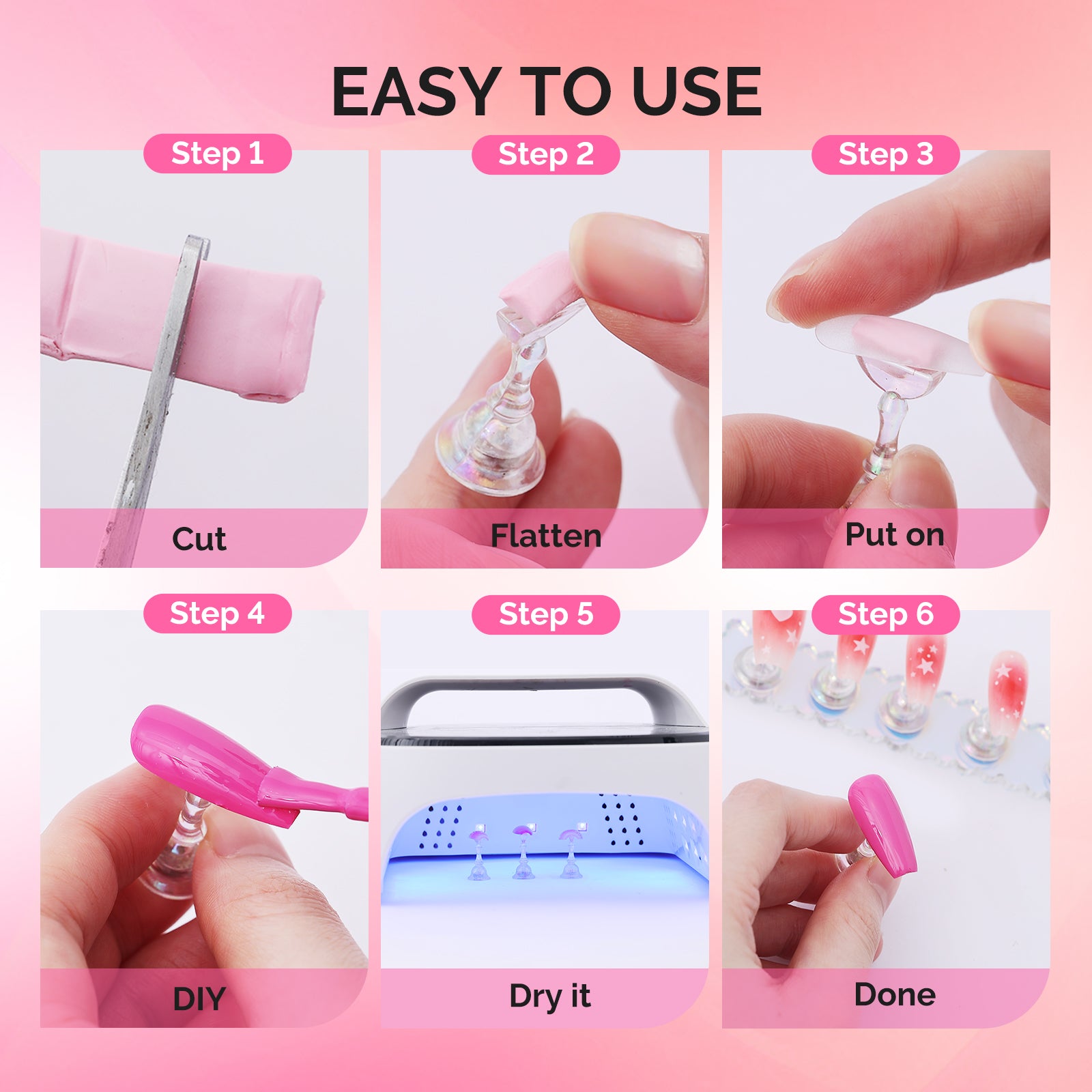 2 Sets Acrylic Magnetic Nail Stand - 图片7