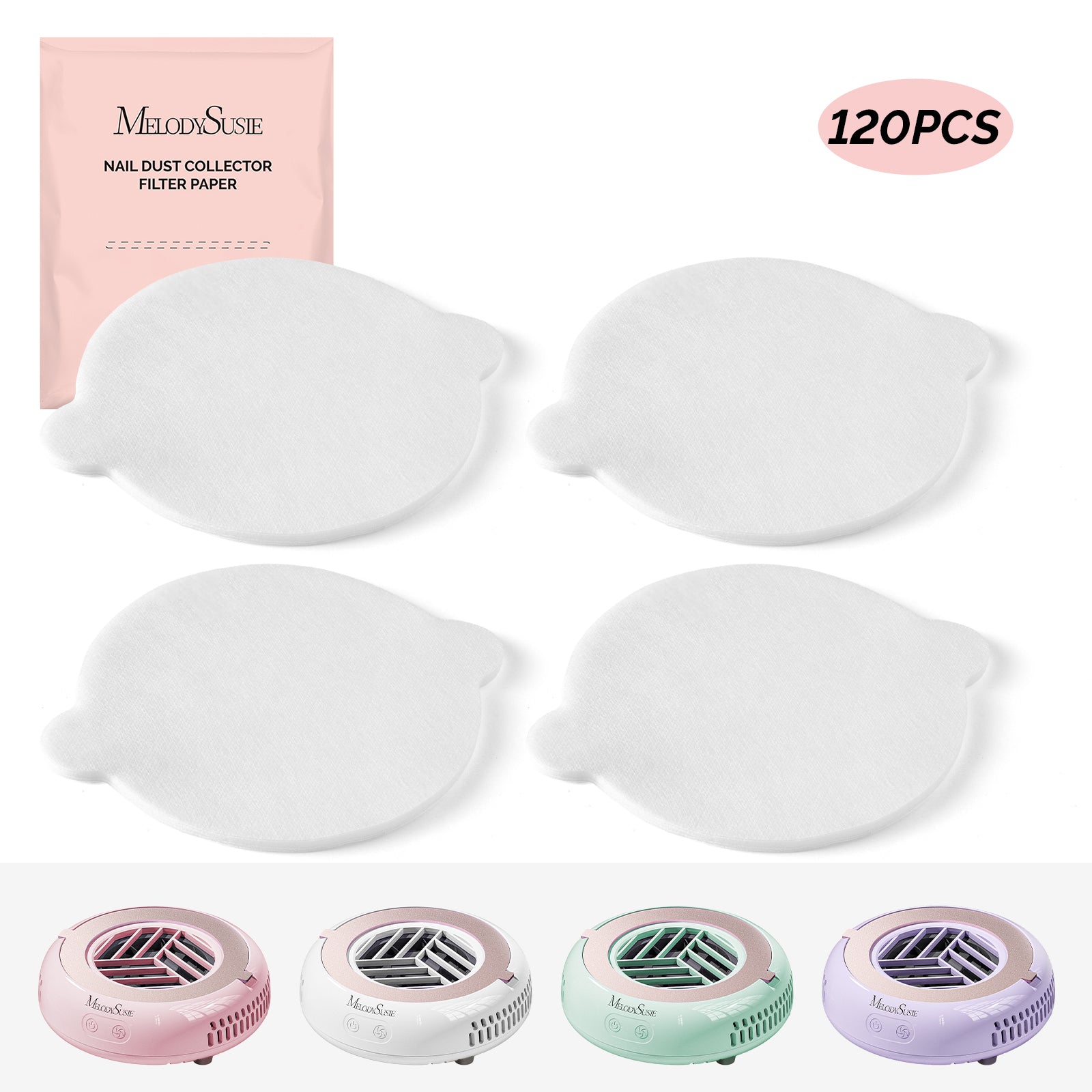 210Pcs Disposable Filter Papers for HPROA Nail Dust Collector - 图片6