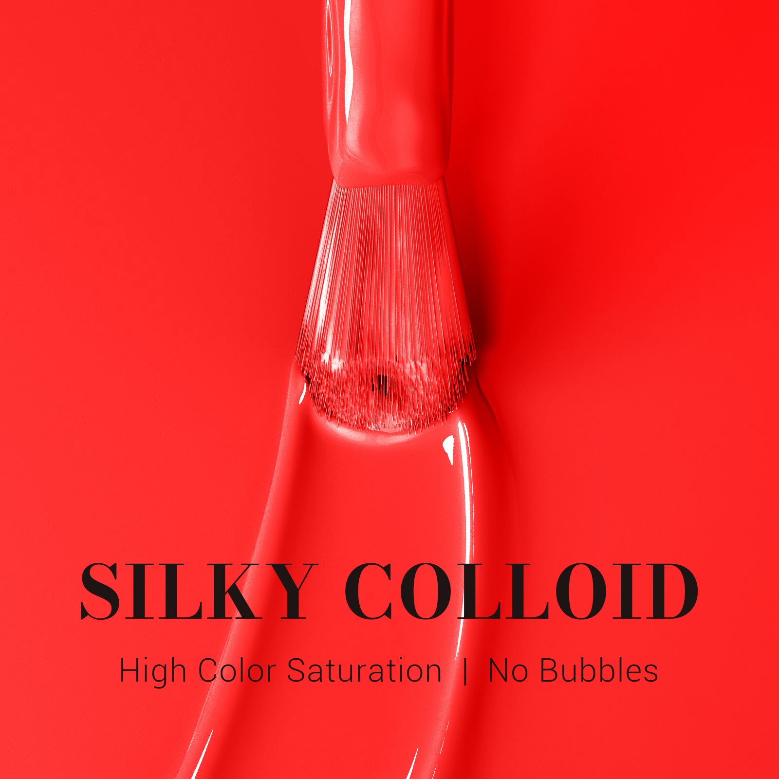 224 Fiery Red - TPO-Free Faster UV Curing Gel Nail Polish 0.5 fl oz/15ml - 图片2