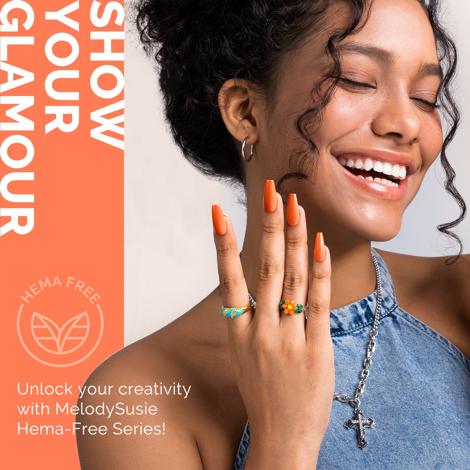 227 Blood Orange - HEMA-Free Gel Nail Polish 0.5 fl oz/15ml - 图片4