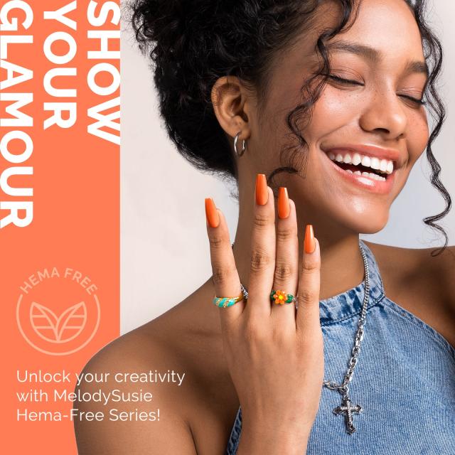 227 Blood Orange - HEMA-Free Gel Nail Polish 0.5 fl oz/15ml