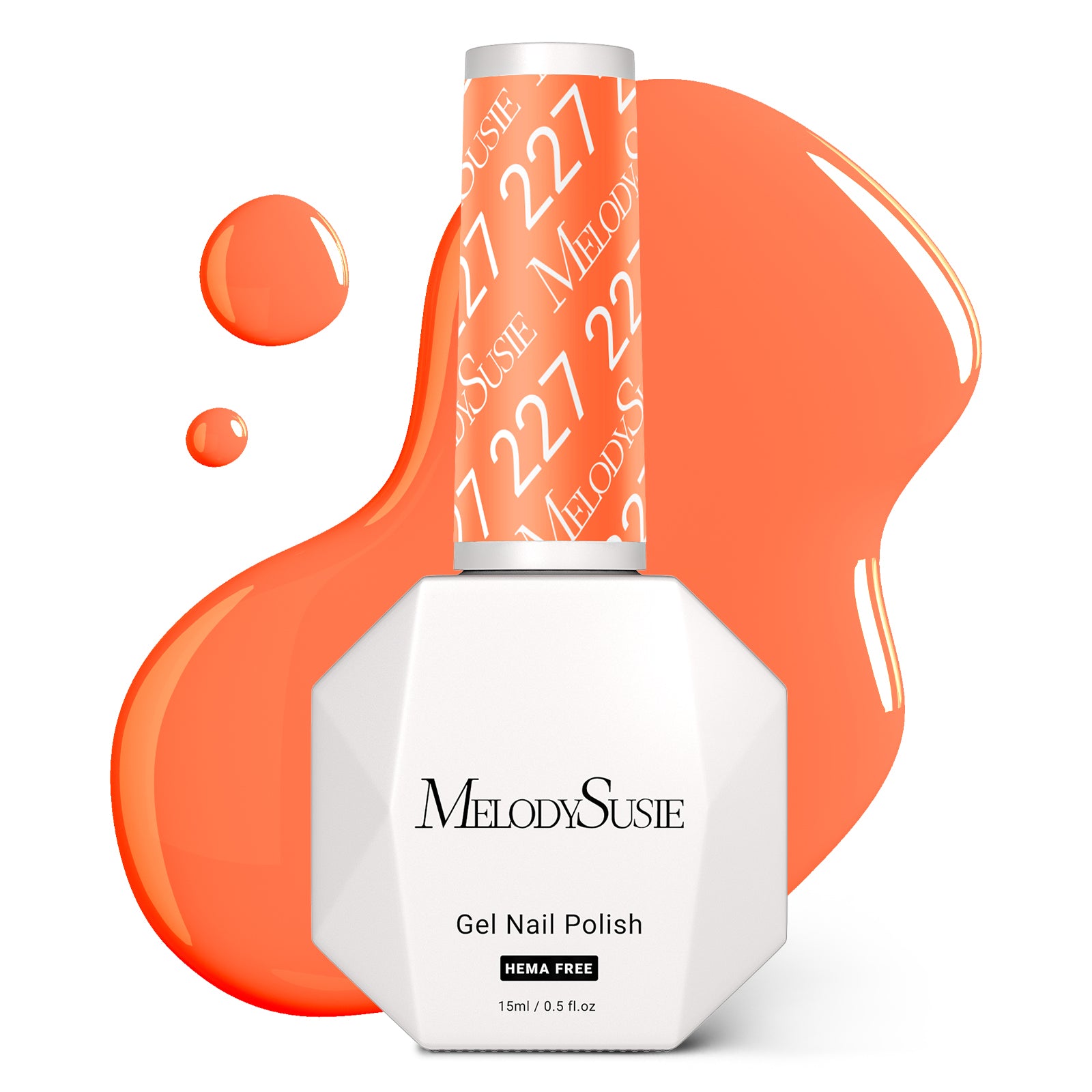227 Blood Orange - HEMA-Free Gel Nail Polish 0.5 fl oz/15ml