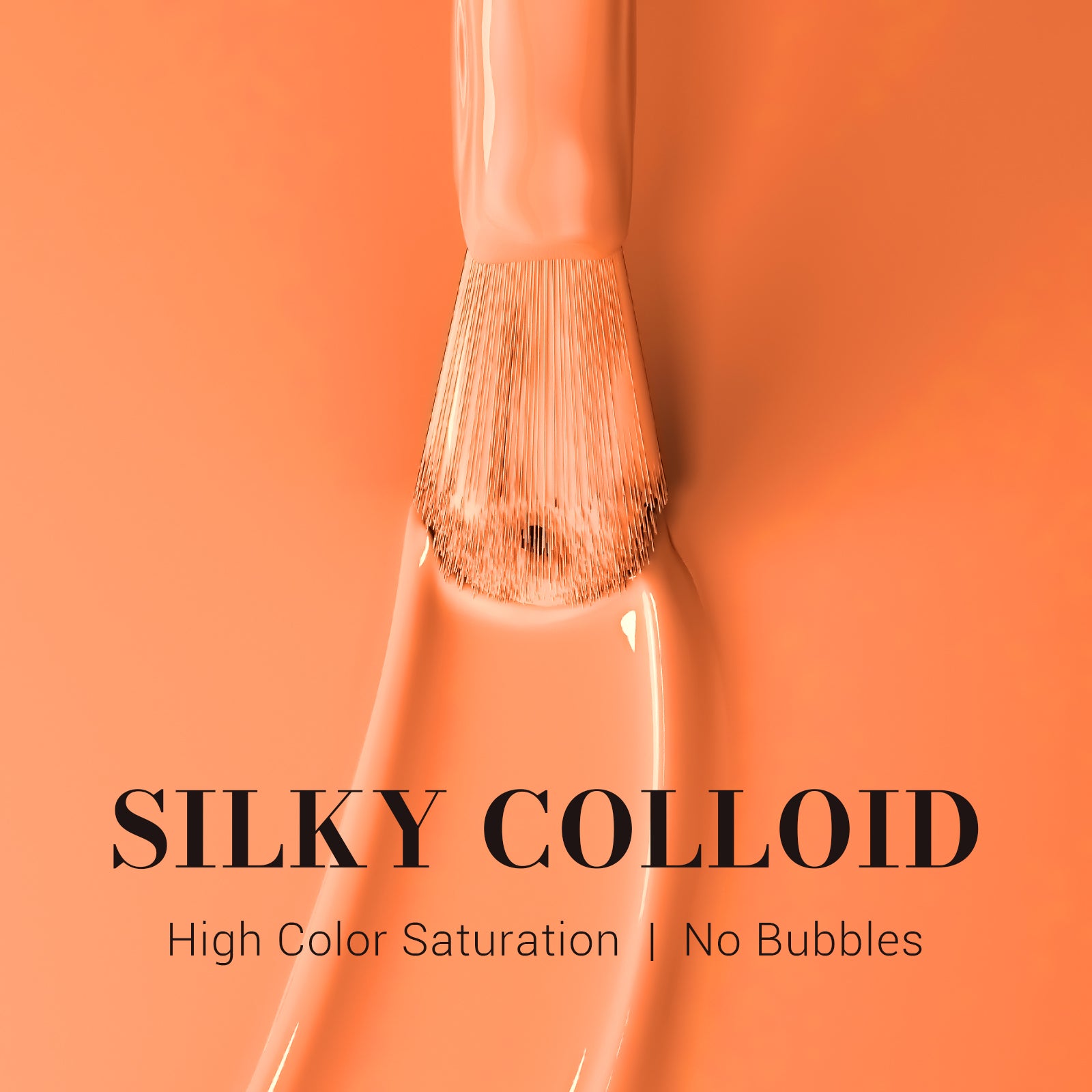 227 Light Orange - TPO-Free Faster UV Curing Gel Nail Polish 0.5 fl oz/15ml - 图片2