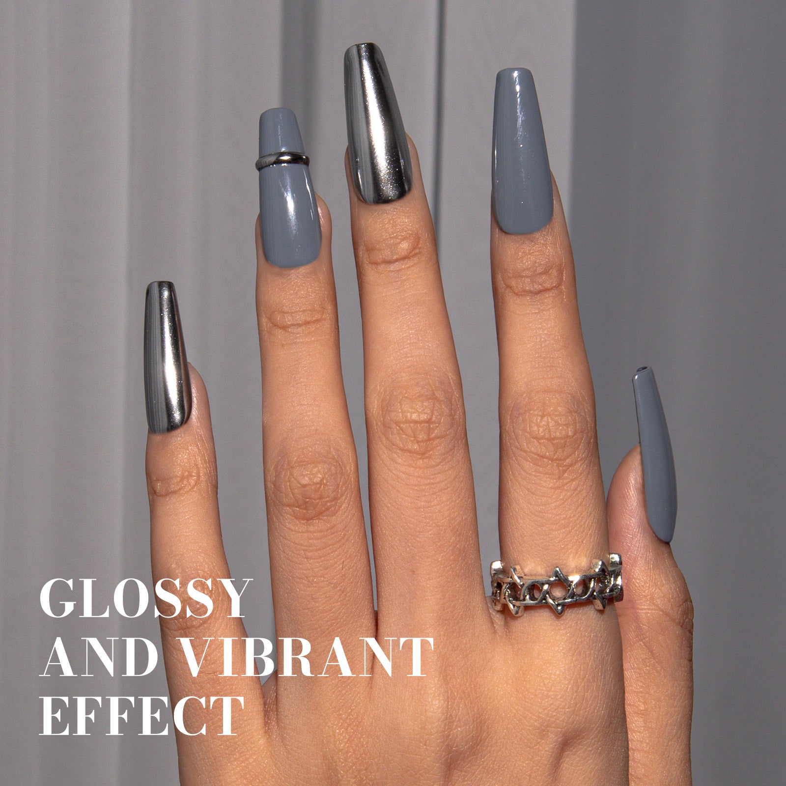 246 Sesame Gray - TPO-Free Faster UV Curing Gel Nail Polish 0.5 fl oz/15ml - 图片5