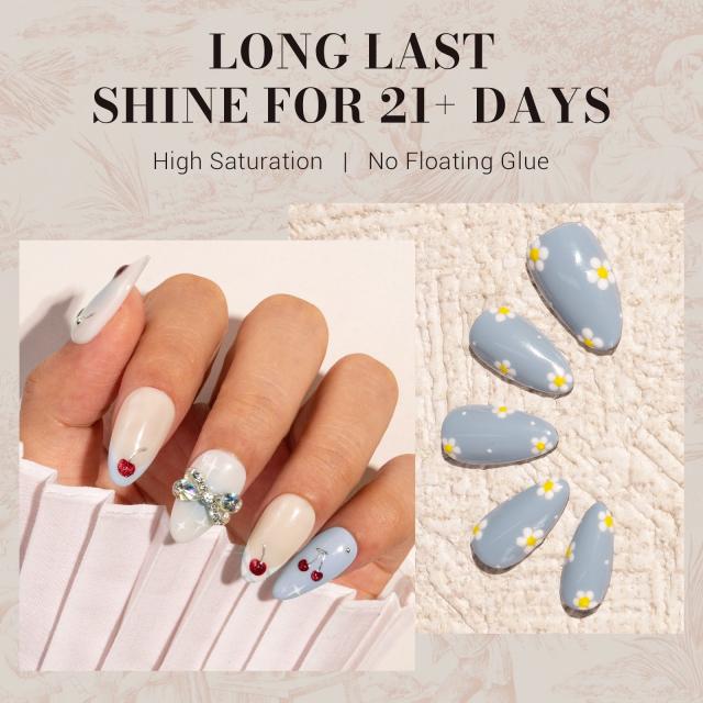 251 Cerulean Blue - TPO-Free Faster UV Curing Gel Nail Polish 0.5 fl oz/15ml