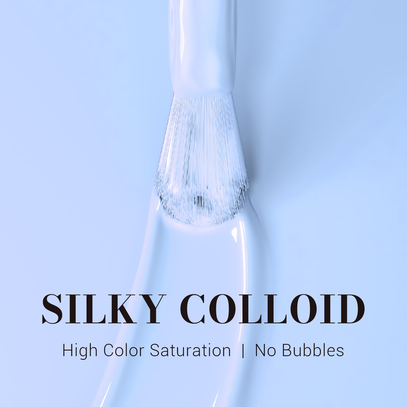 253 Light Blue - TPO-Free Faster UV Curing Gel Nail Polish 0.5 fl oz/15ml - 图片2