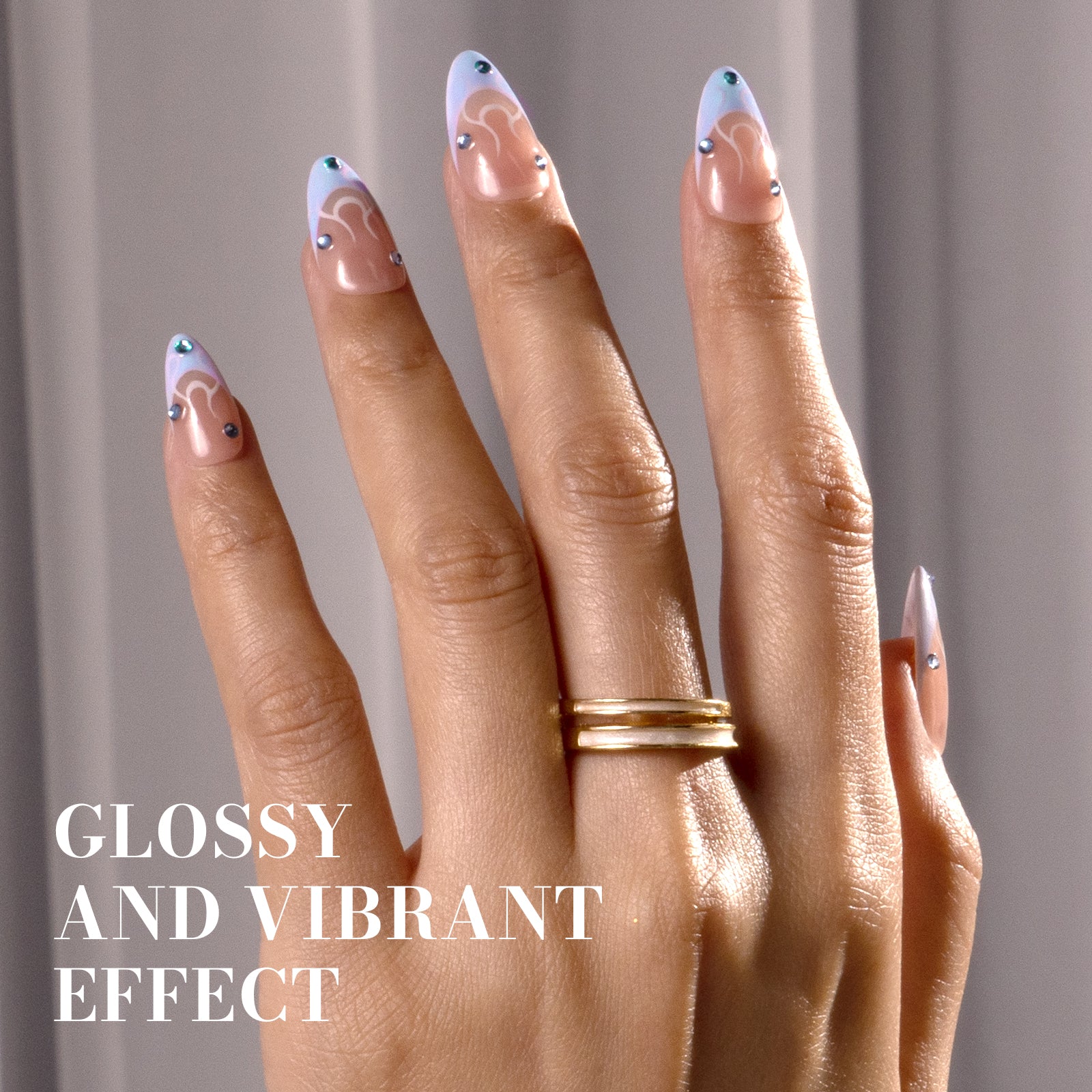 253 Light Blue - TPO-Free Faster UV Curing Gel Nail Polish 0.5 fl oz/15ml - 图片5