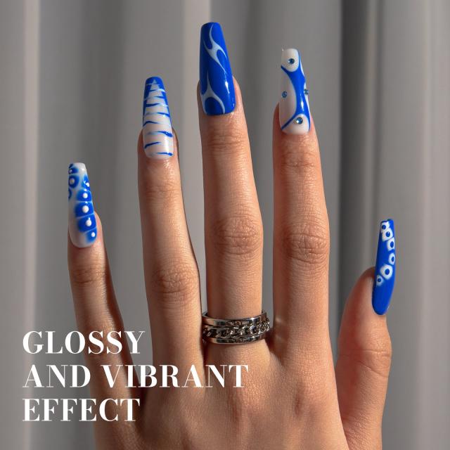 269 Royal Blue - TPO-Free Faster UV Curing Gel Nail Polish 0.5 fl oz/15ml