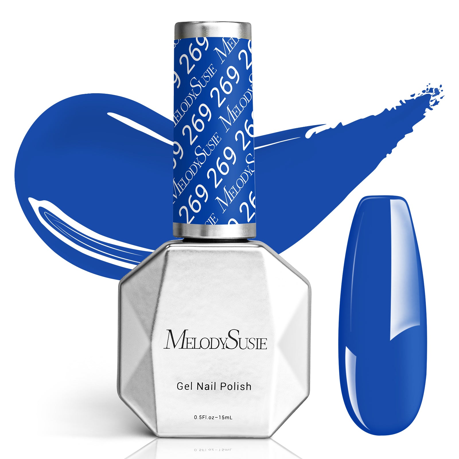 269 Royal Blue - TPO-Free Faster UV Curing Gel Nail Polish 0.5 fl oz/15ml