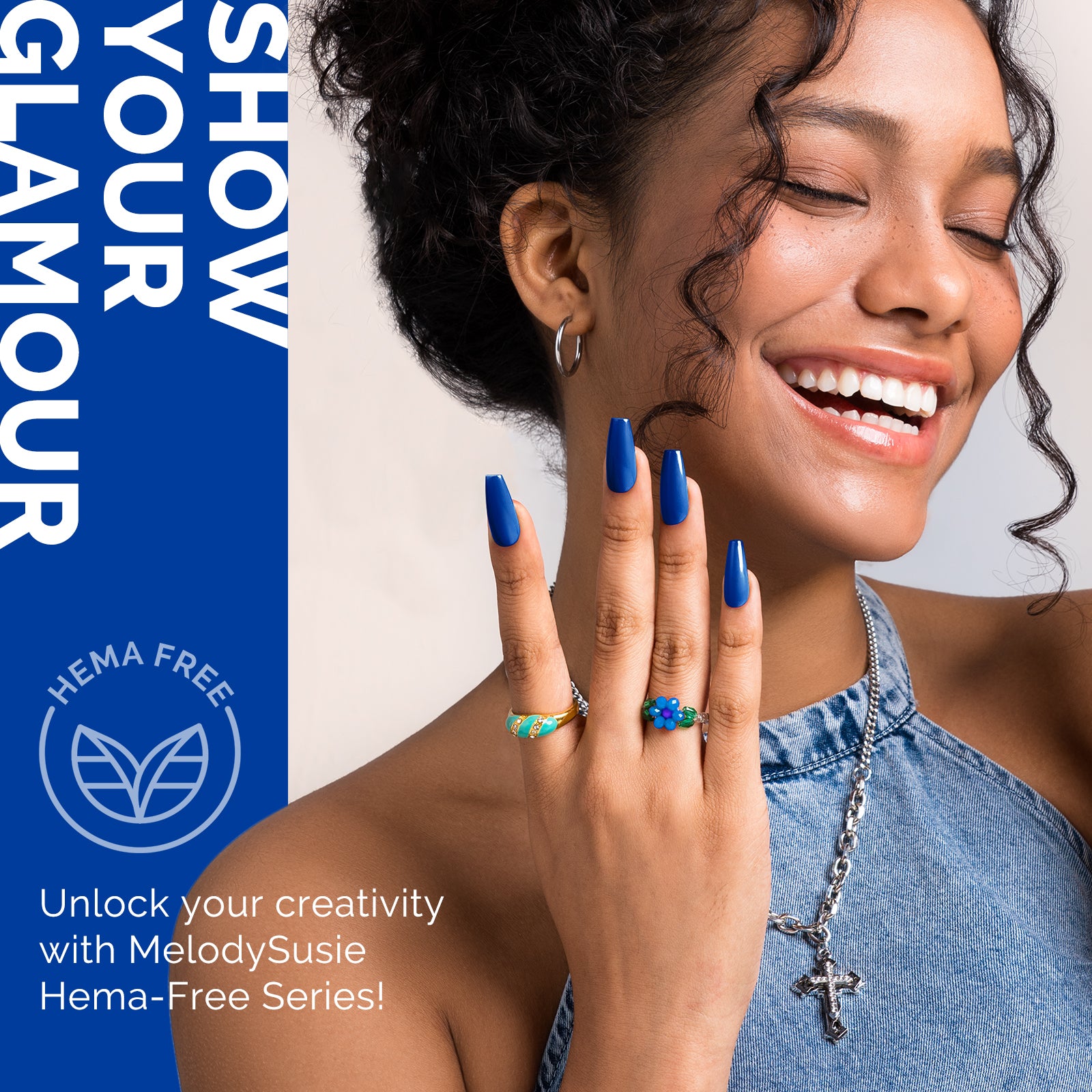 269 Royal Blue - HEMA-Free Gel Nail Polish 0.5 fl oz/15ml - 图片4