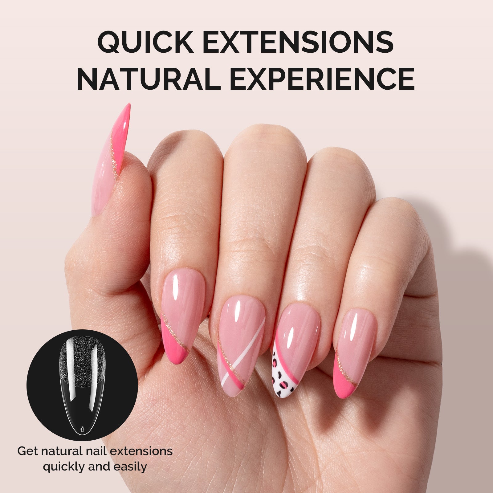 300Pcs Half Matte Clear Acrylic Full Cover Nail Tips - Image14