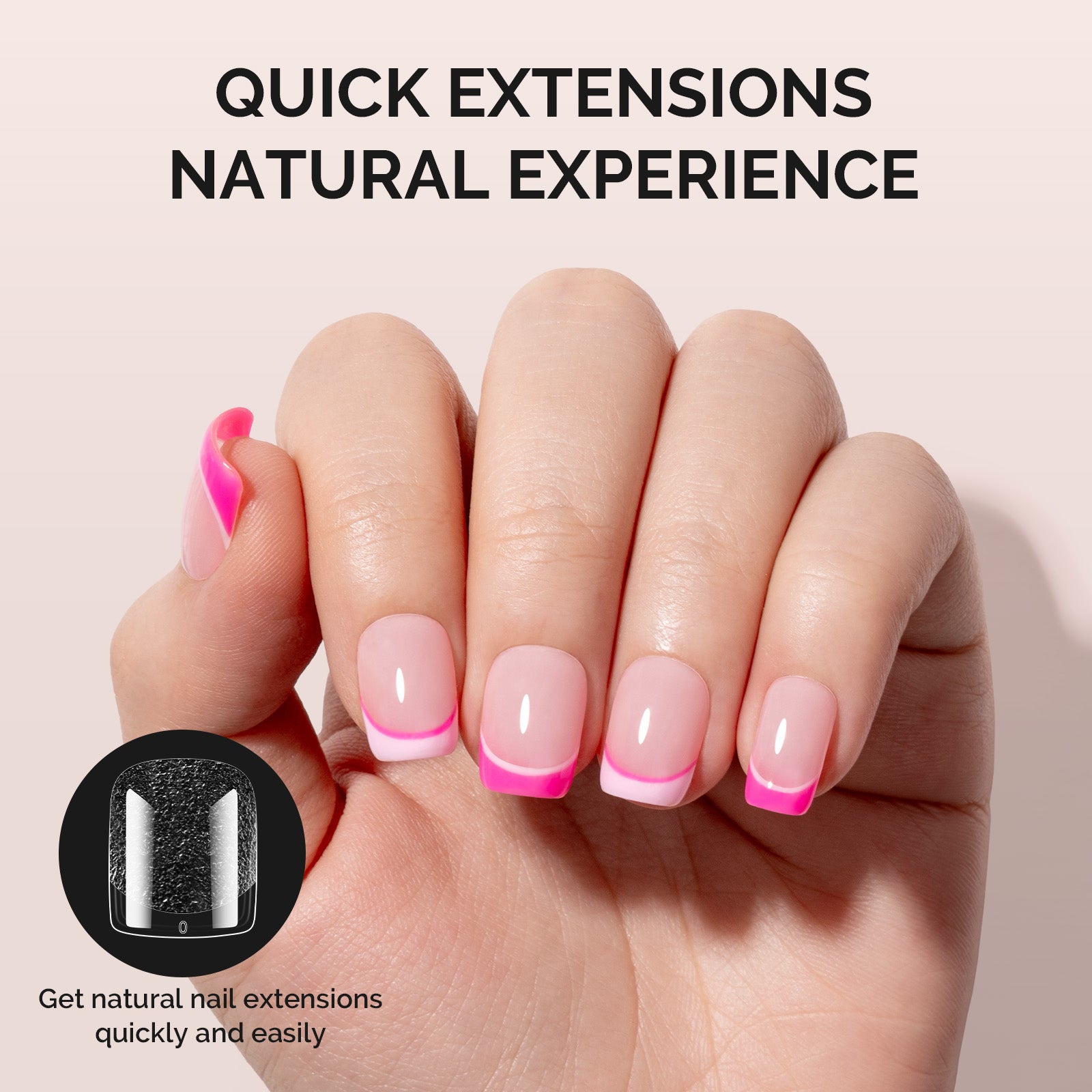 300Pcs Half Matte Clear Acrylic Full Cover Nail Tips - Image9