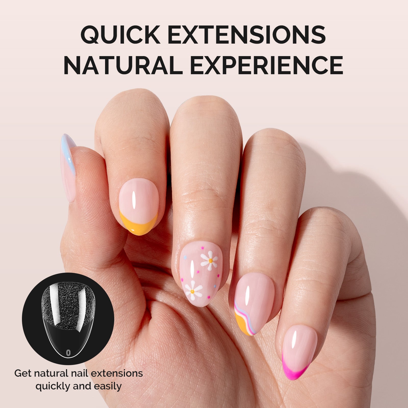 300Pcs Half Matte Clear Acrylic Full Cover Nail Tips - Image2