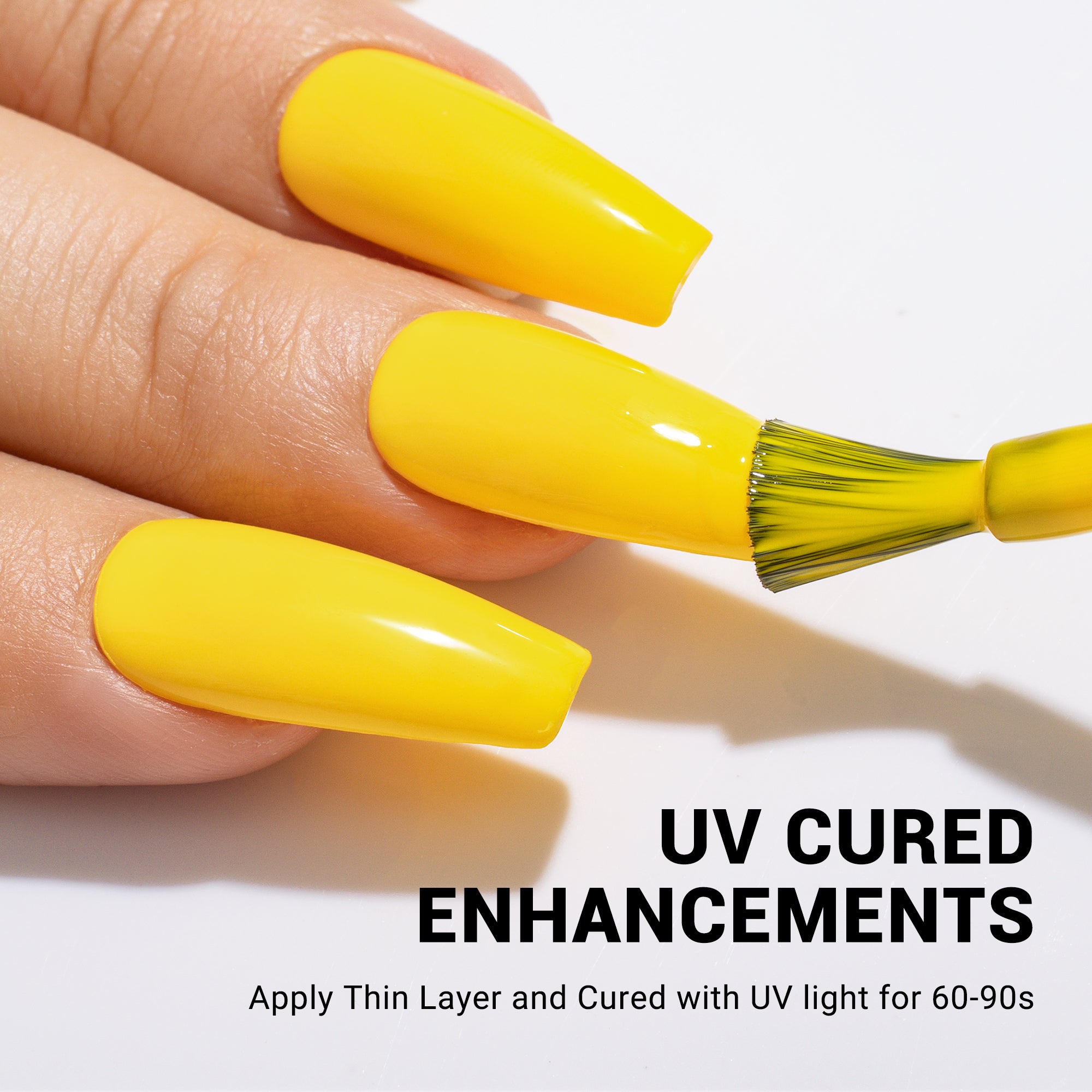 302 Almond Yellow - TPO-Free Thick Gel Nail Polish(15ml) - 图片3