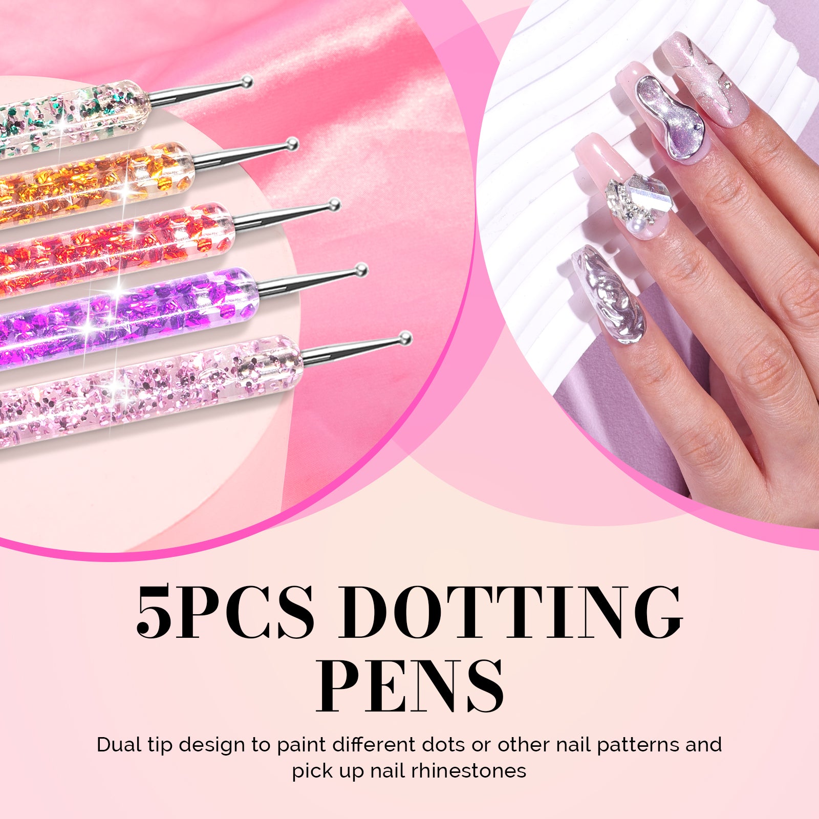 31Pcs Nail Art Brushes Set - 图片4