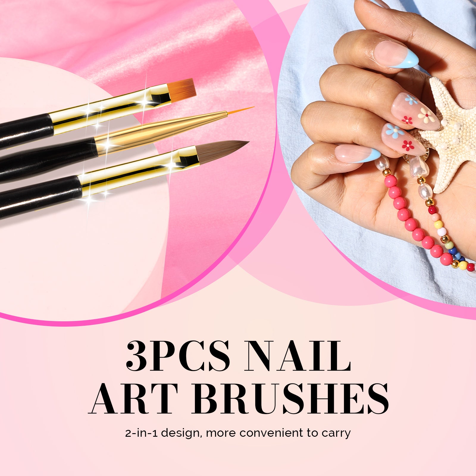 31Pcs Nail Art Brushes Set - 图片6