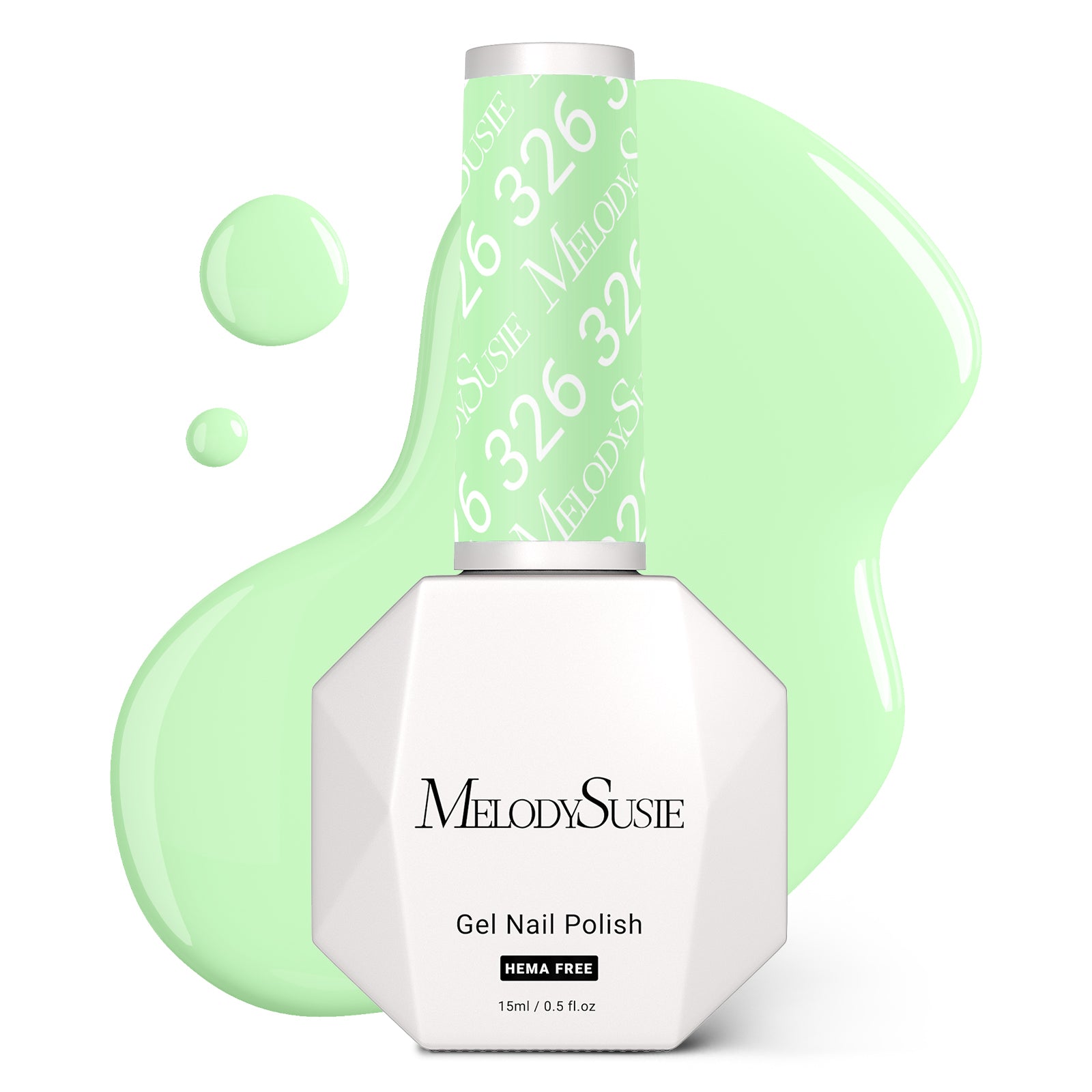 326 Light Green - HEMA-Free Gel Nail Polish 0.5 fl oz/15ml