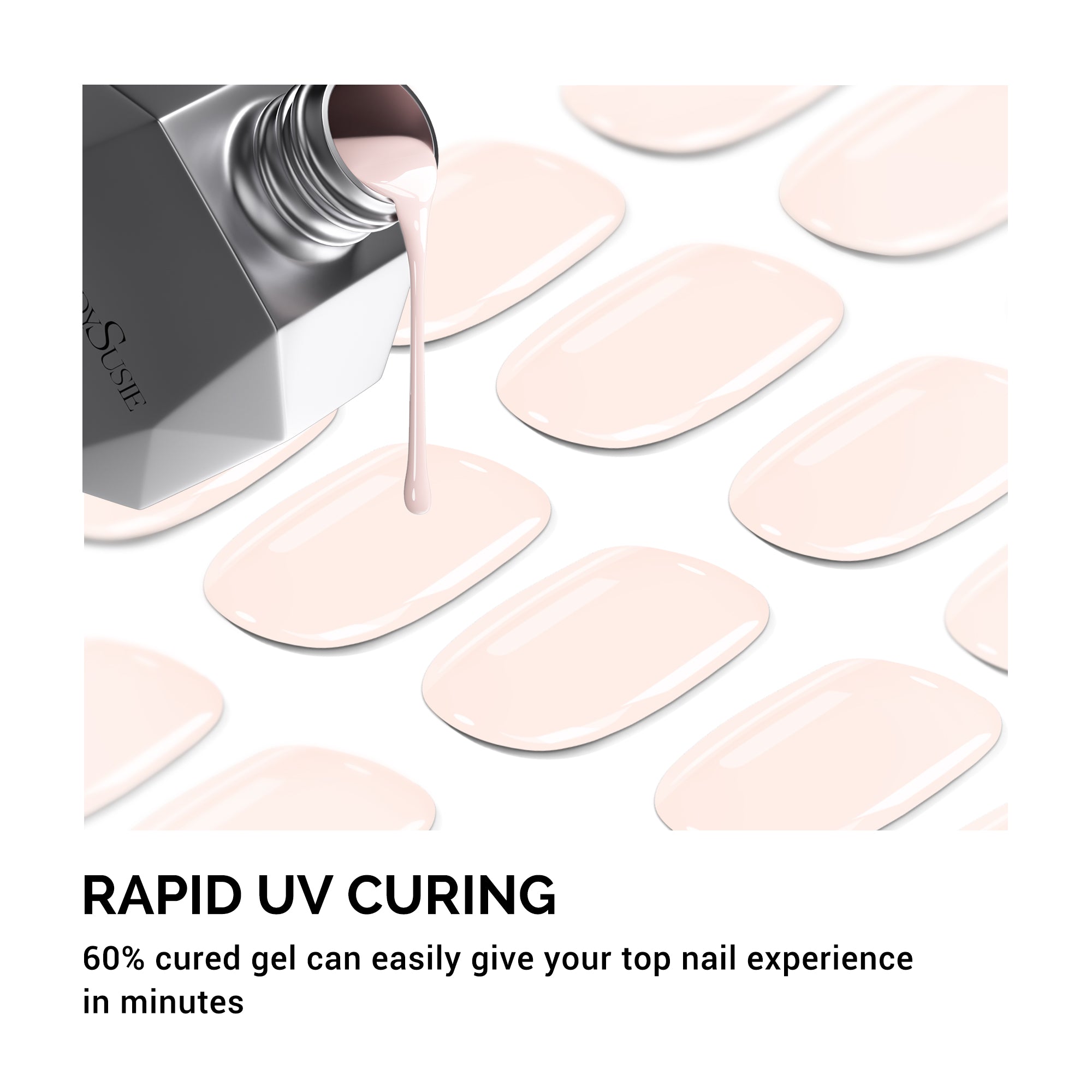 32Pcs Semi Cured Gel Toe Nail Strips - 图片2