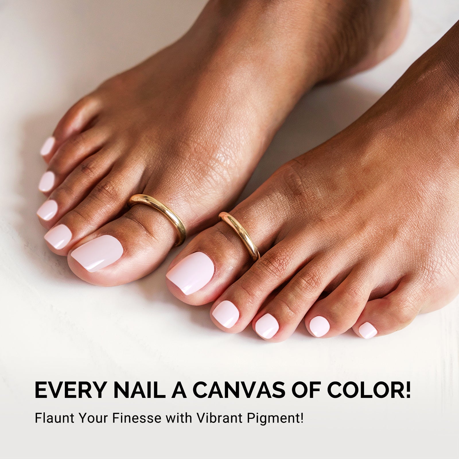 32Pcs Semi Cured Gel Toe Nail Strips - 图片6